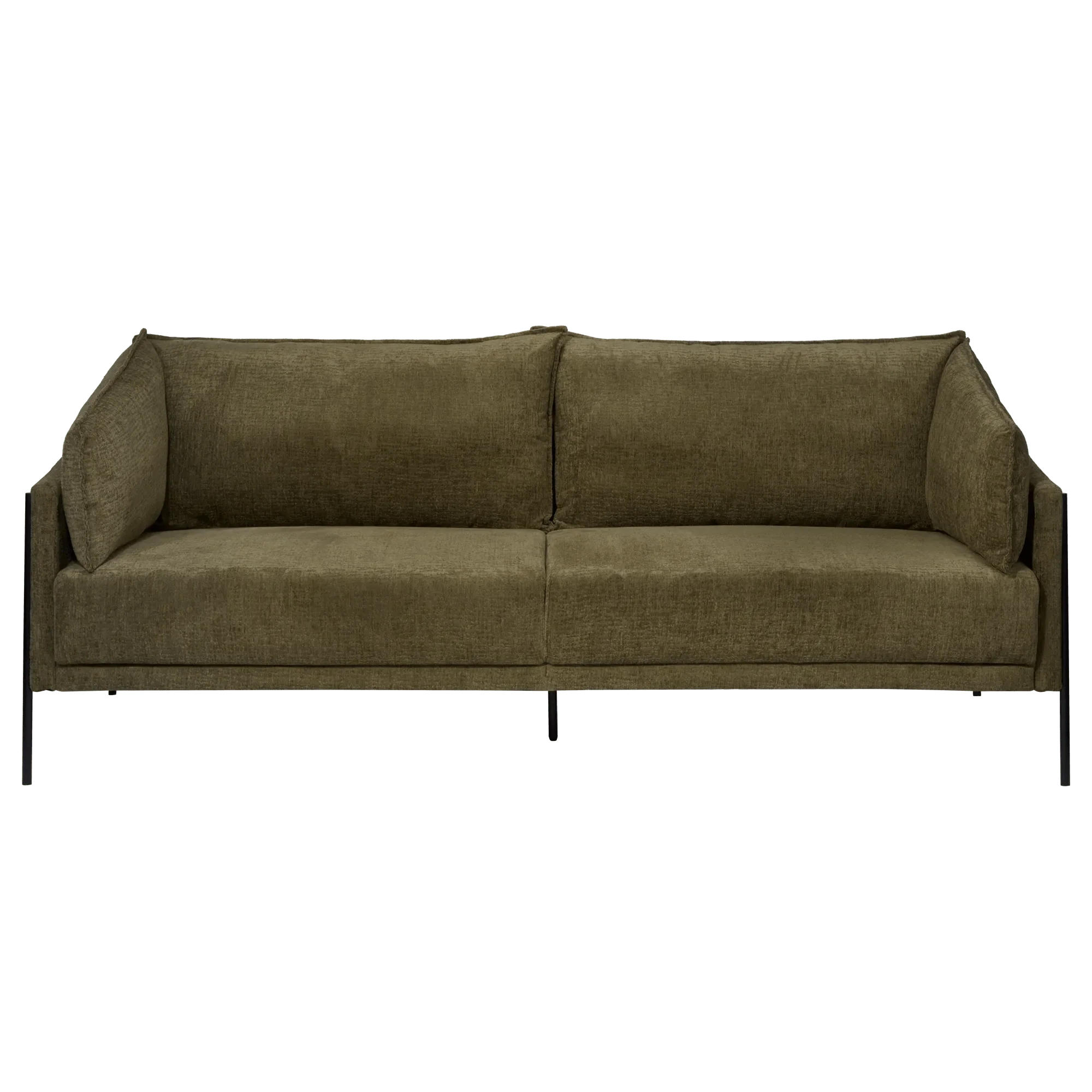 3 Seat  Green Sofa - Image 2