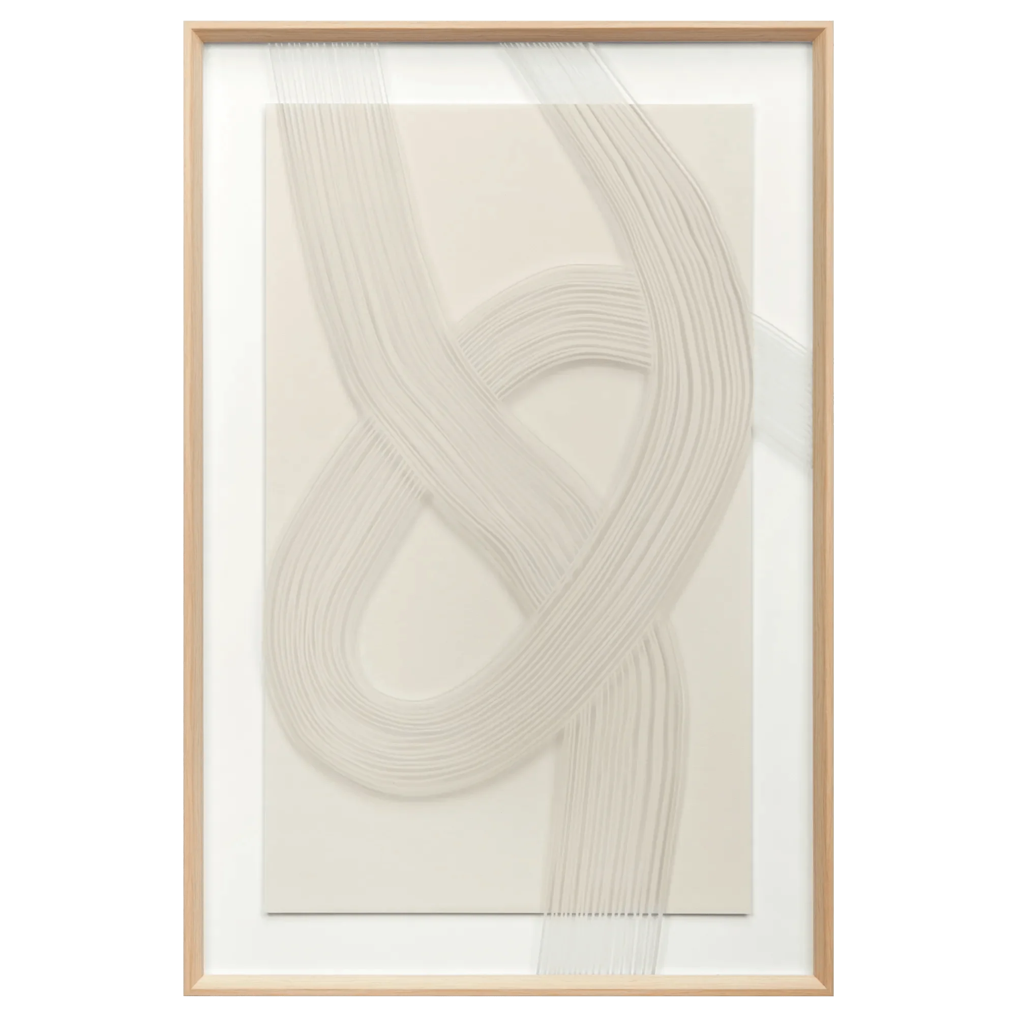 3D Lines on Glass Art