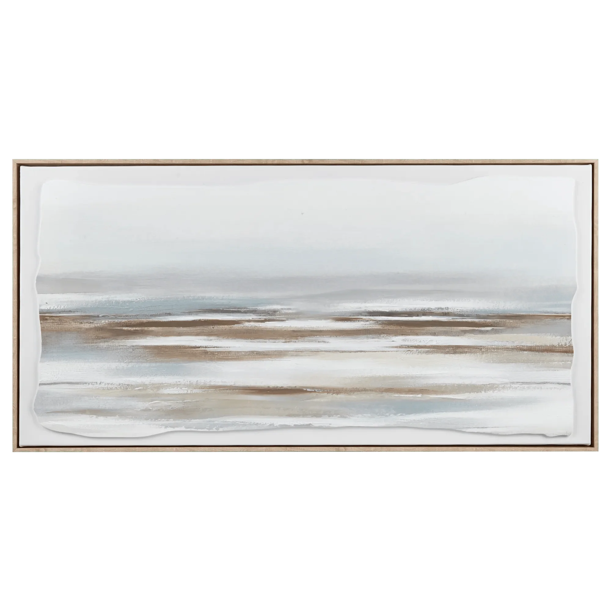 Abstract Shore Framed Art