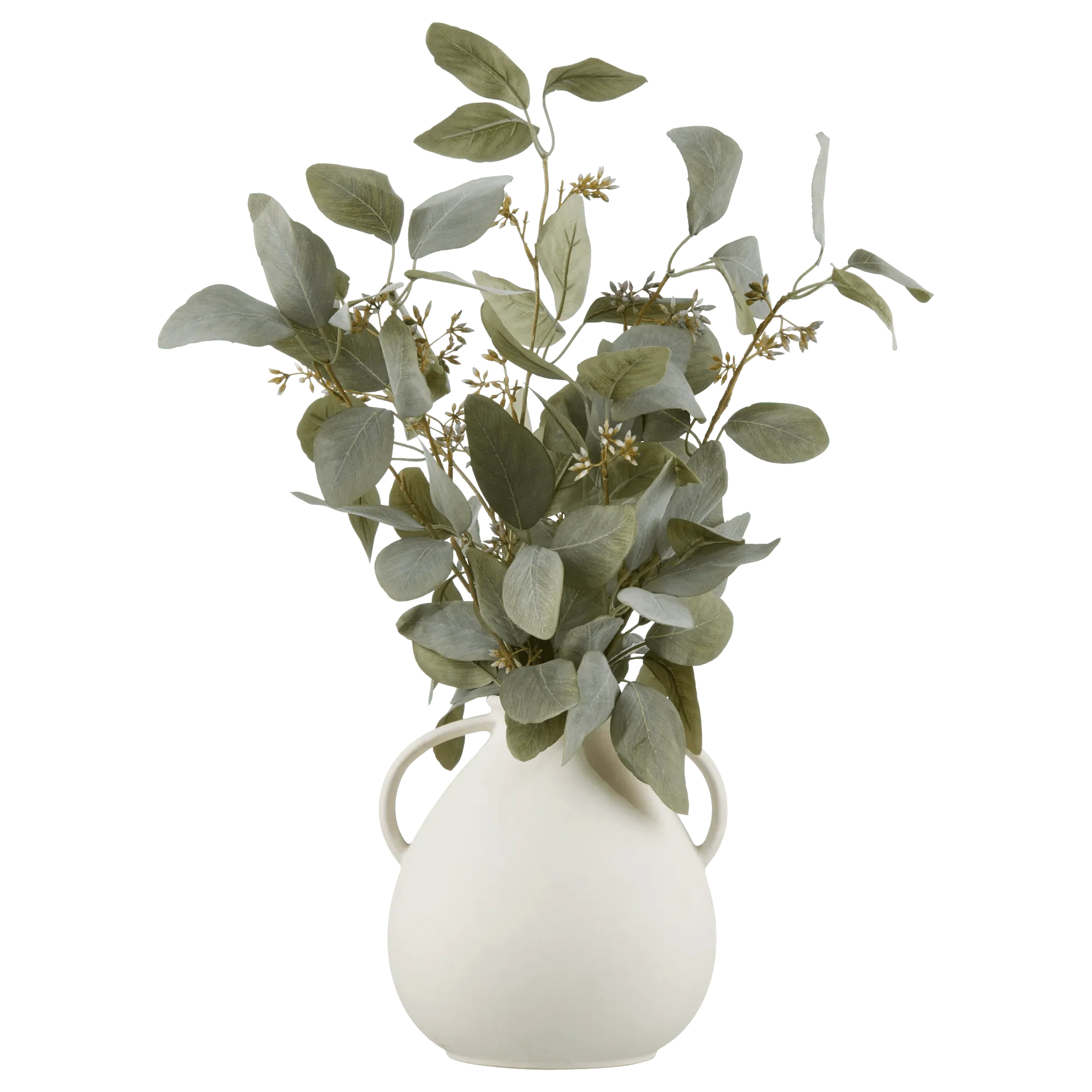 Aritificial Eucalyptus Plant in Ceramic Pot