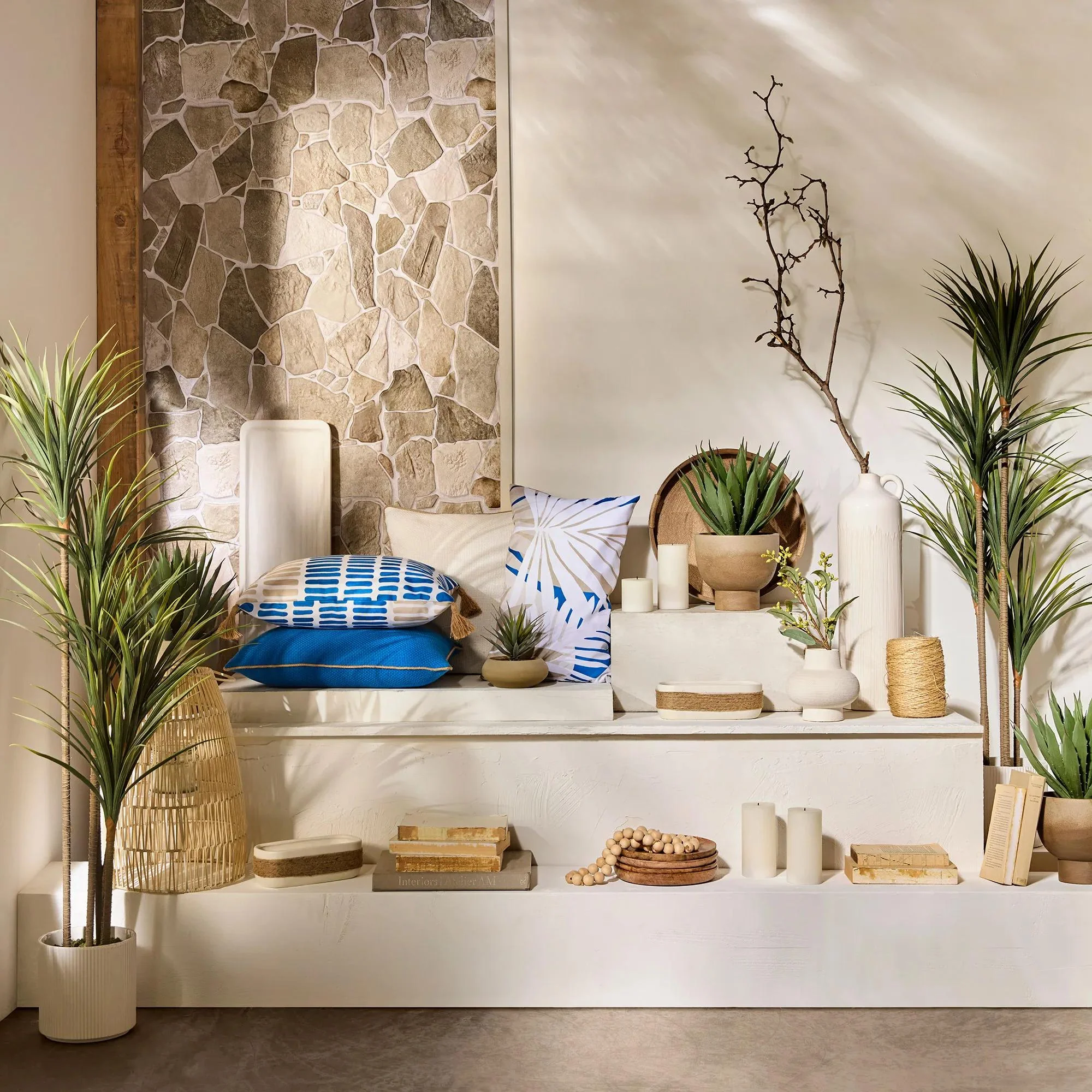 Artificial Plant in Ceramic Pot - Image 9