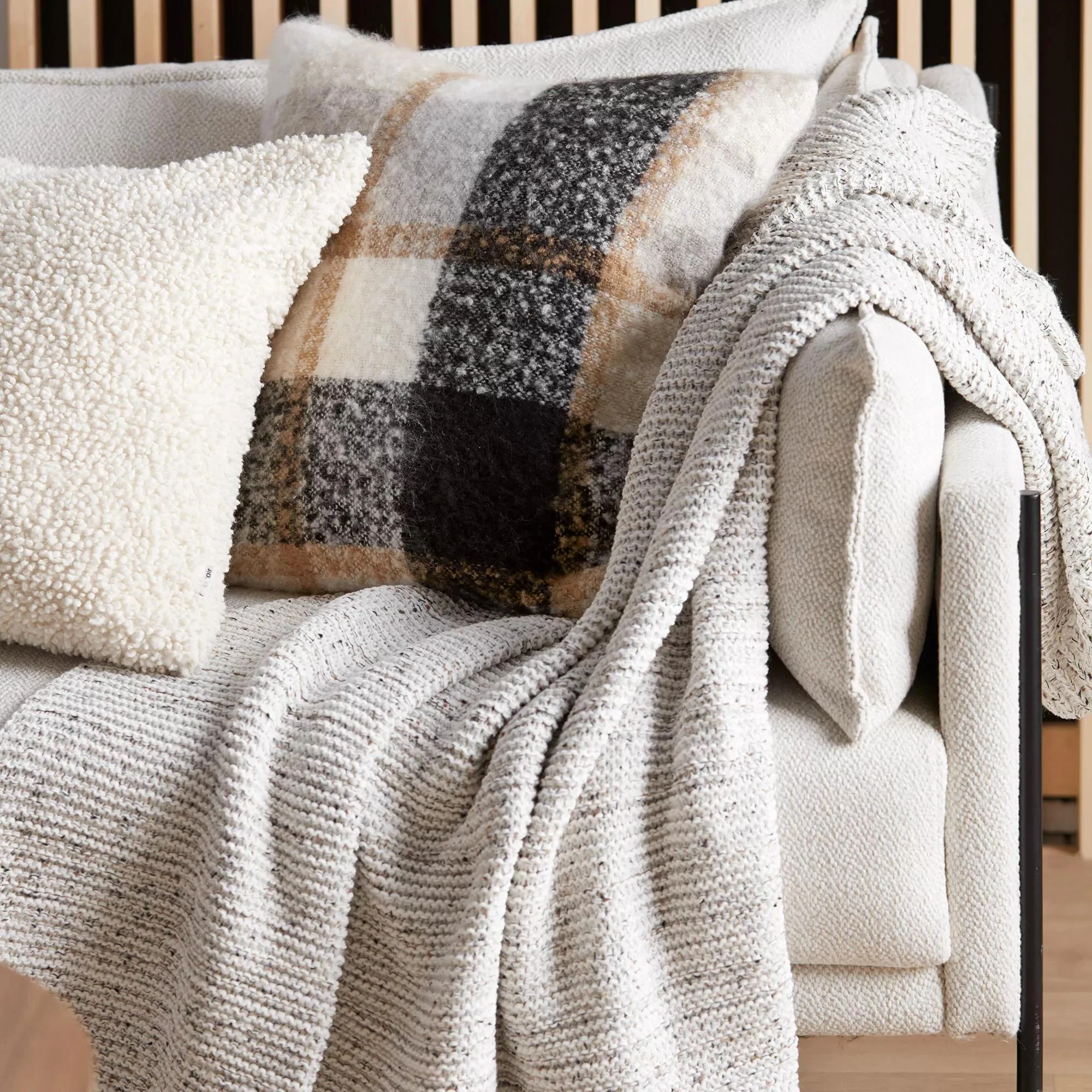 Baxter Chenille Speckled Throw - Image 2