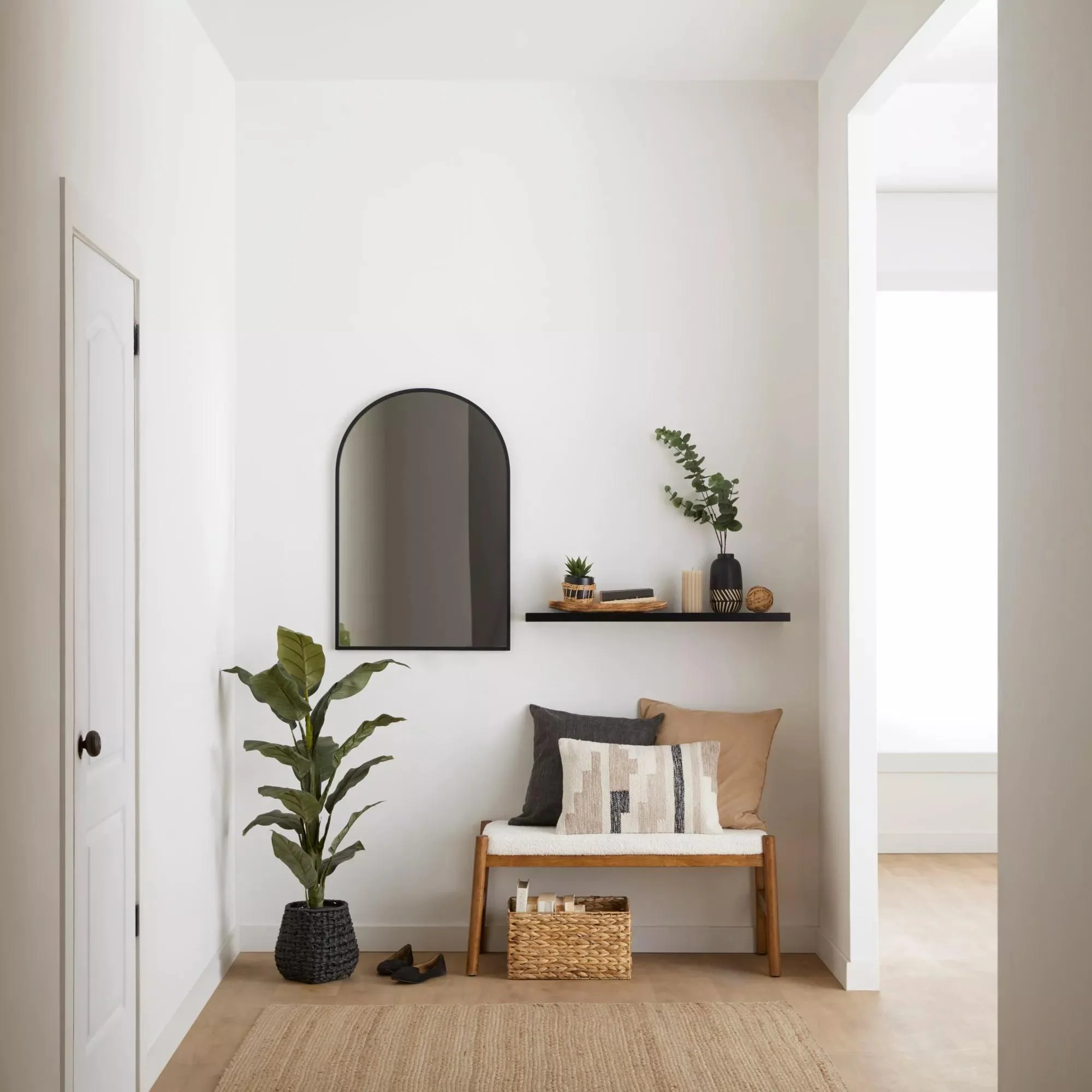 Black Arched Mirror - Image 2