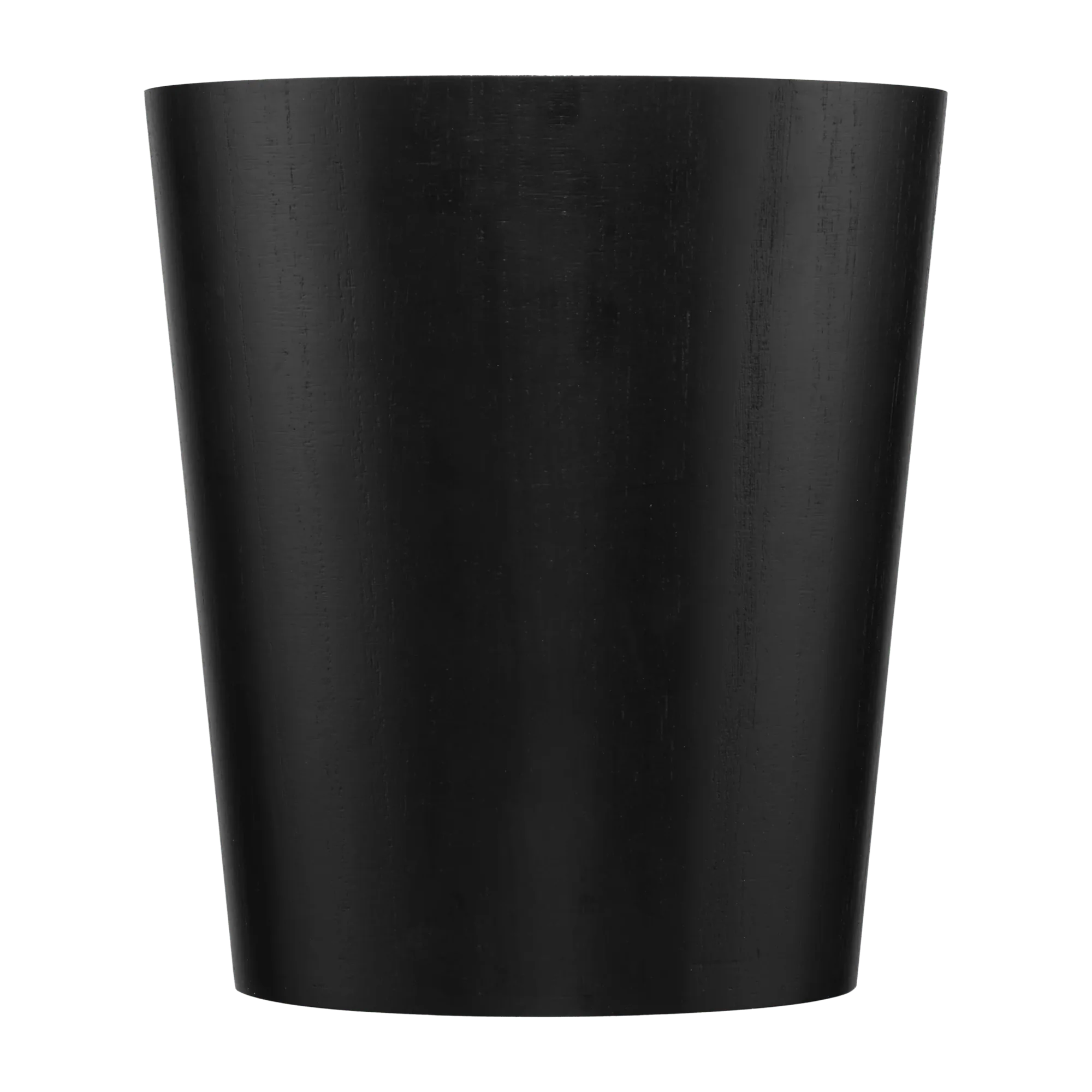 Black Wood Waste Bin