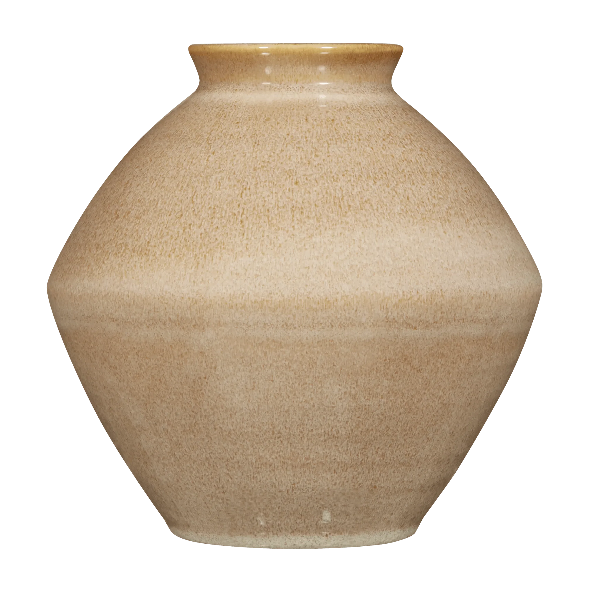 Brown Reactive Ceramic Table Vase