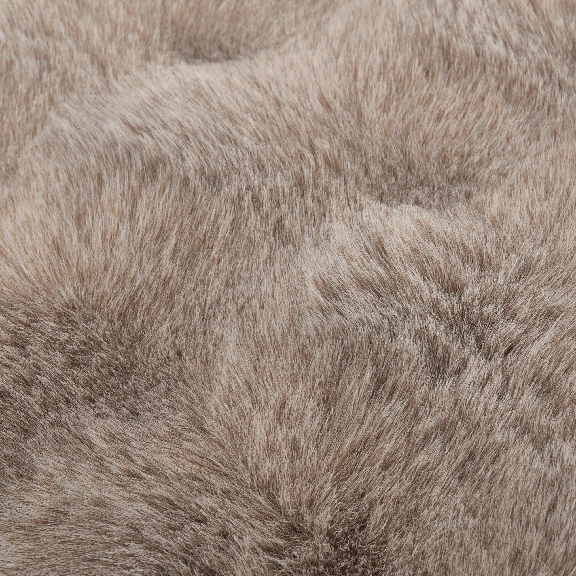 Bubble Faux Fur Decorative Pillow - Image 3