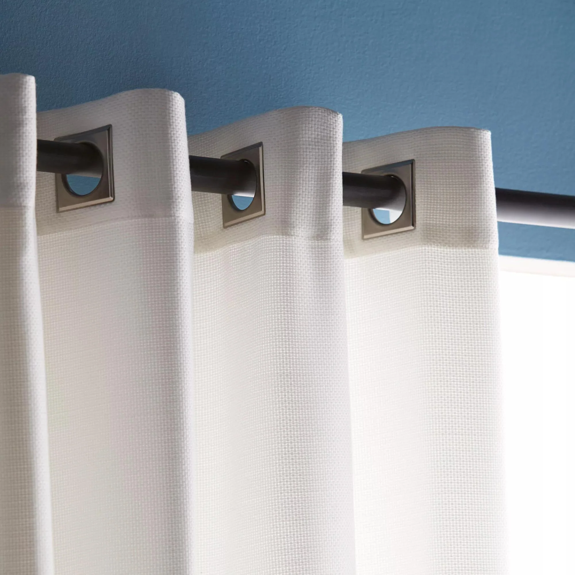 White Bunga Panel Curtain - Image 2