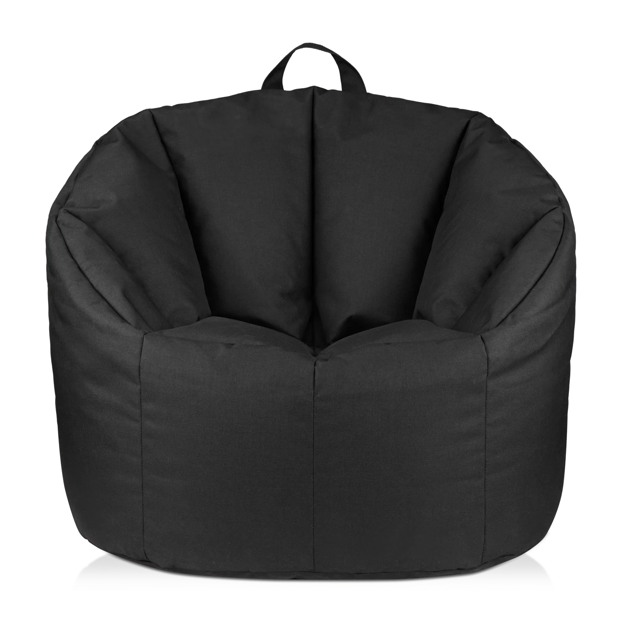 Black Canvas Bean Bag - Image 2