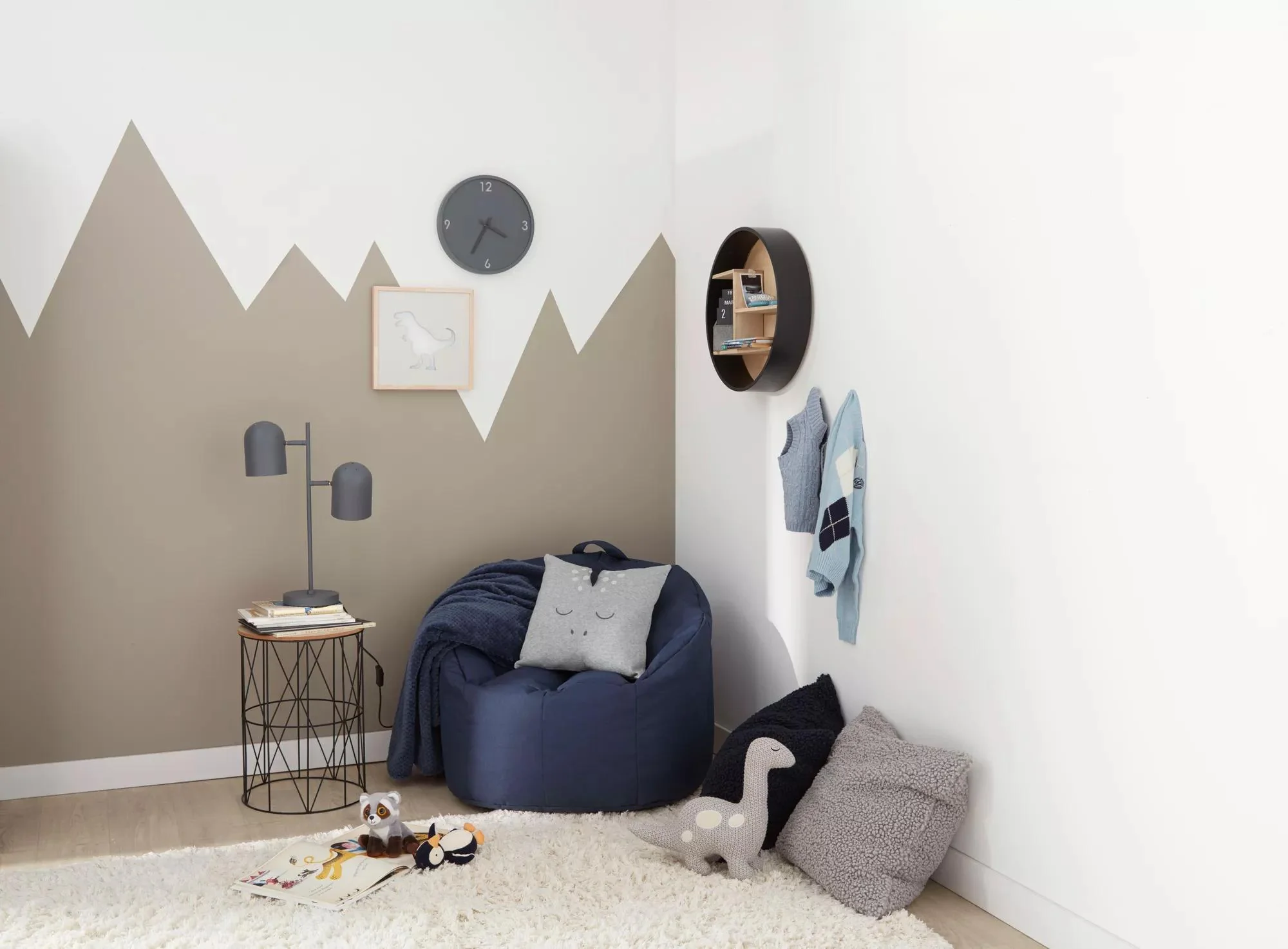 Navy Canvas Bean Bag - Image 4