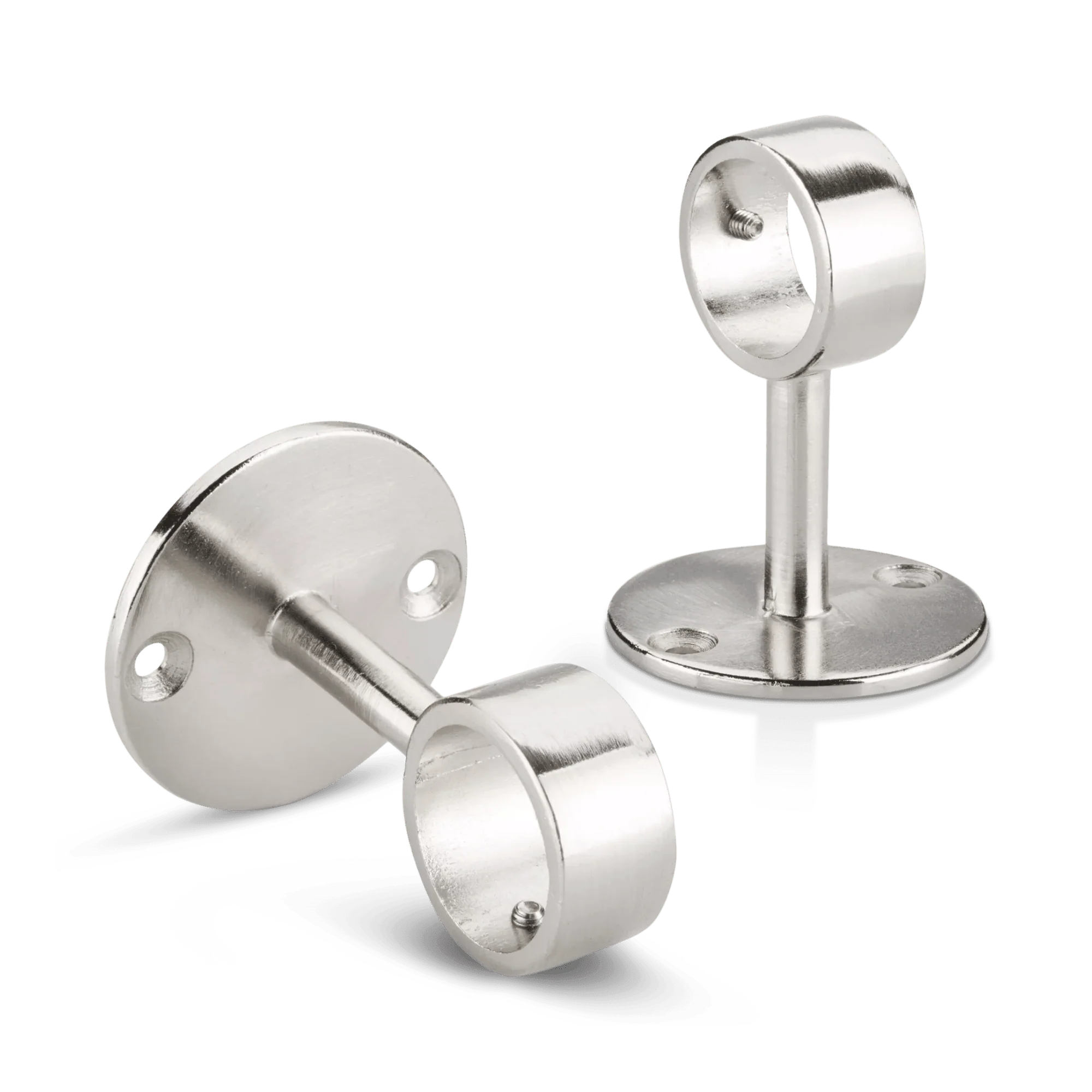 Brushed Nickel Ceiling Brackets 22/25 mm