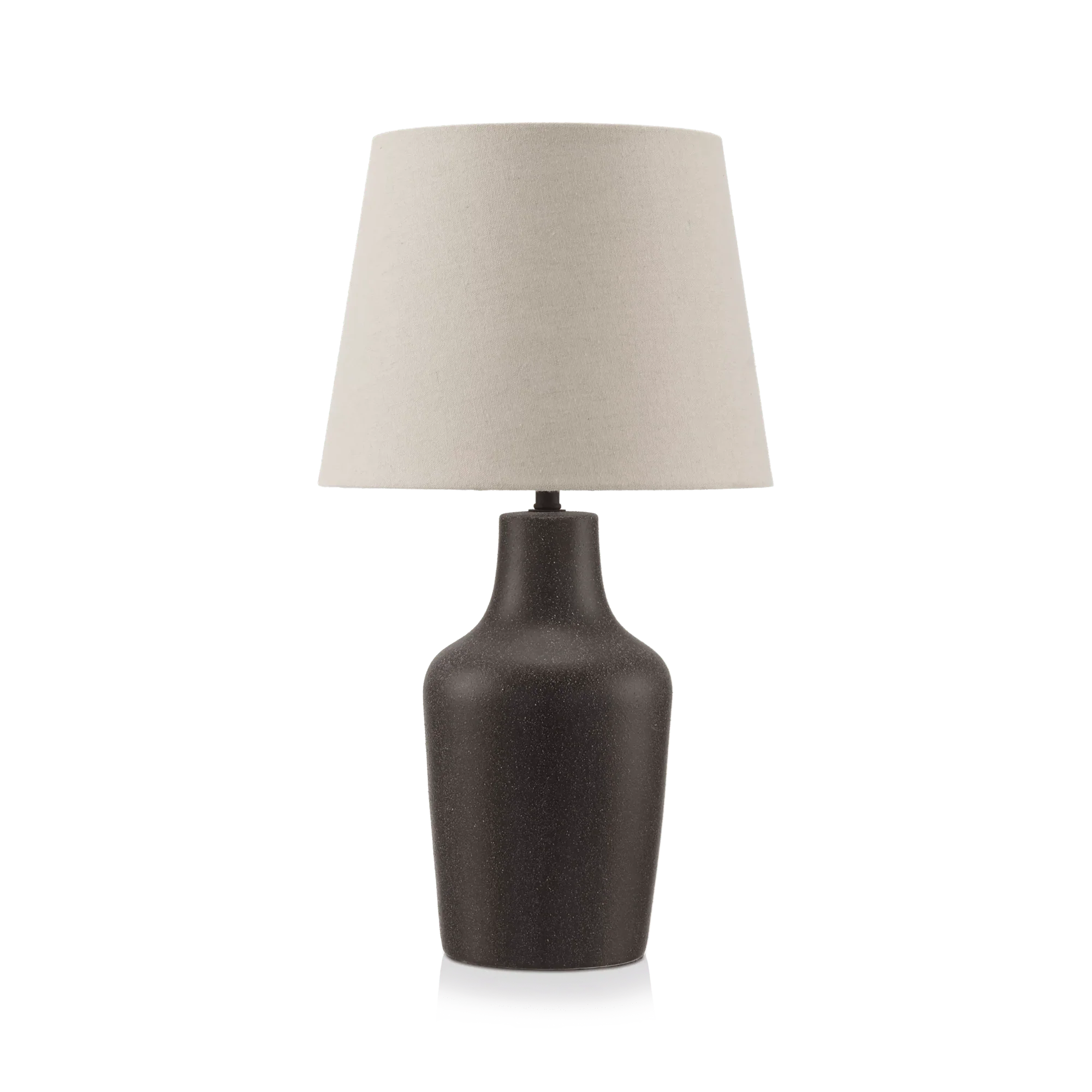 Ceramic and Linen Table Lamp