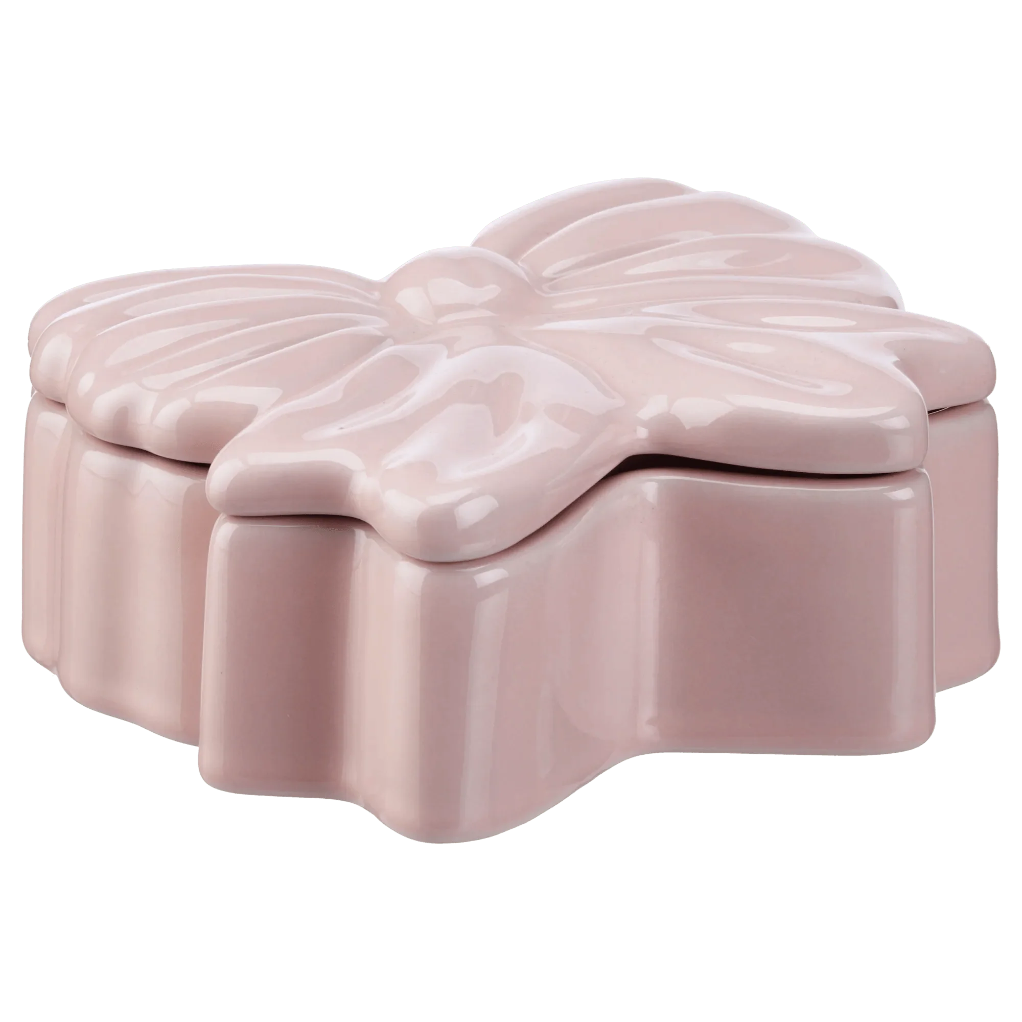Ceramic Bow Shape Box