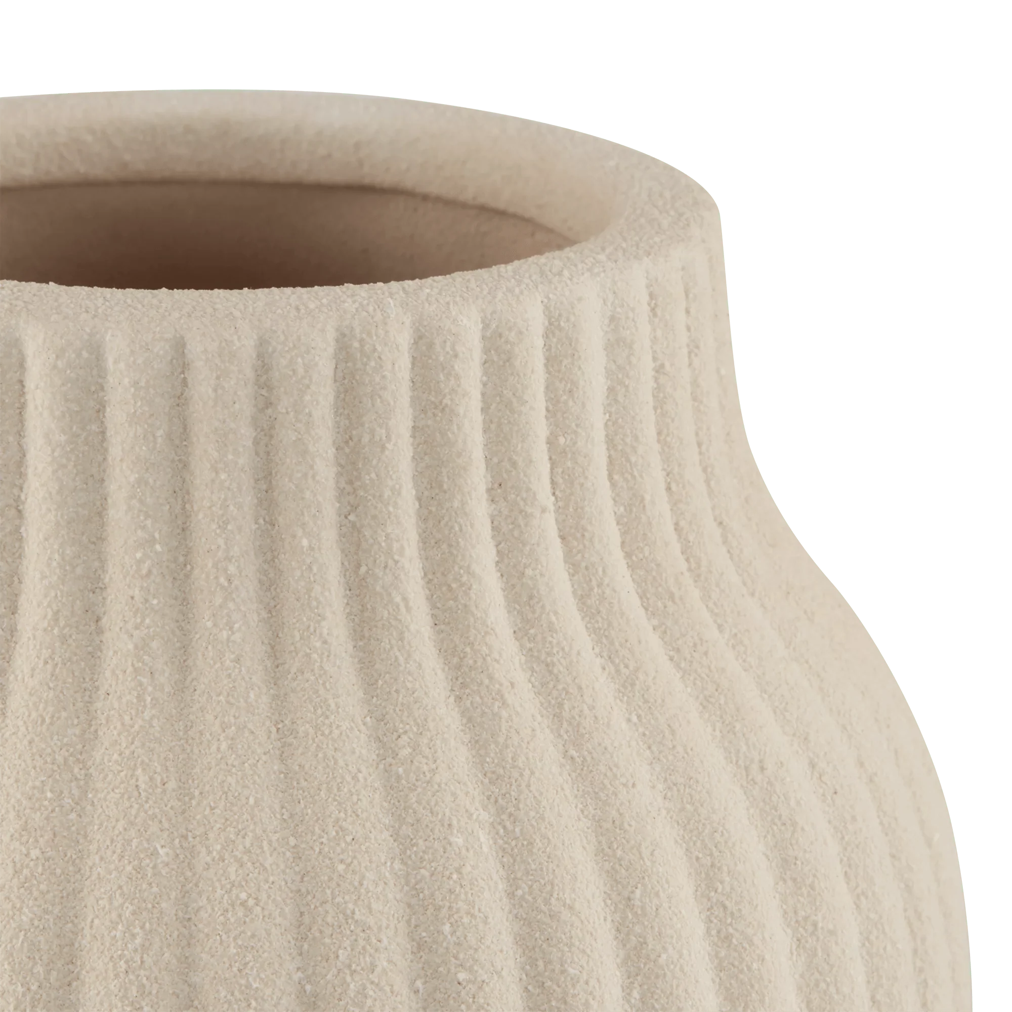 Ceramic Engraved Floor Vase - Image 2