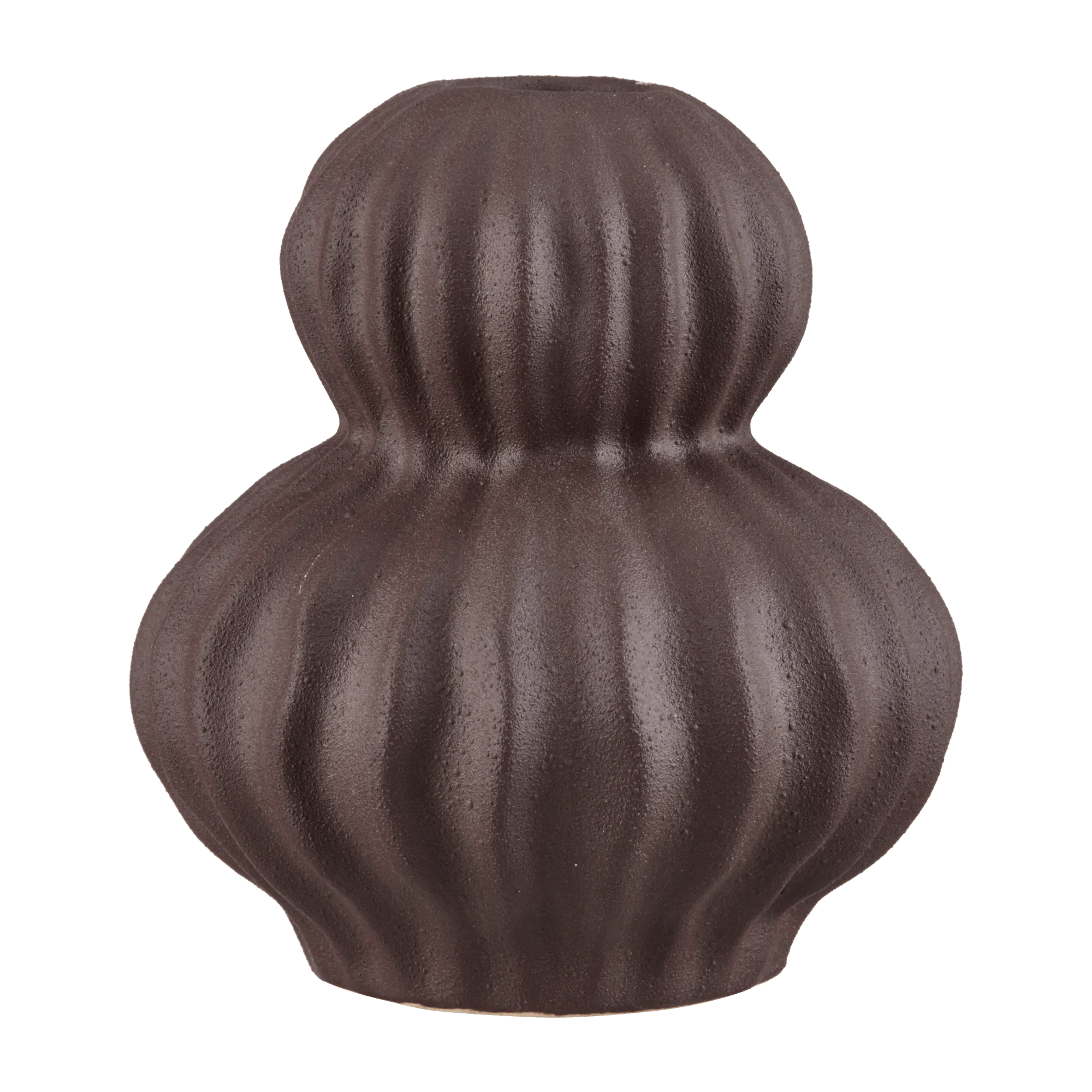Ceramic Ribbed Taper Candle Holder