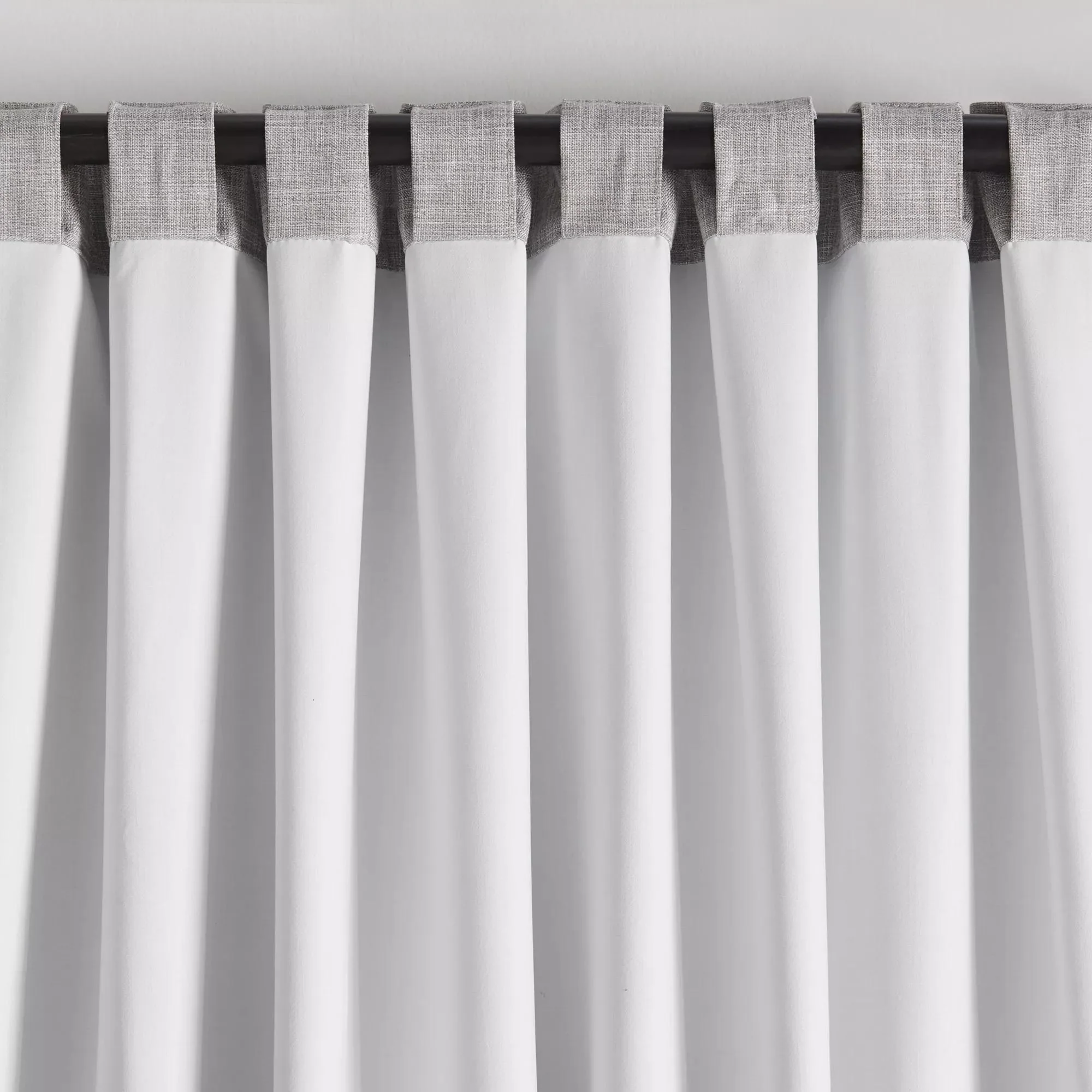 Light Grey Chita Back Tab Blackout Curtain - Image 10