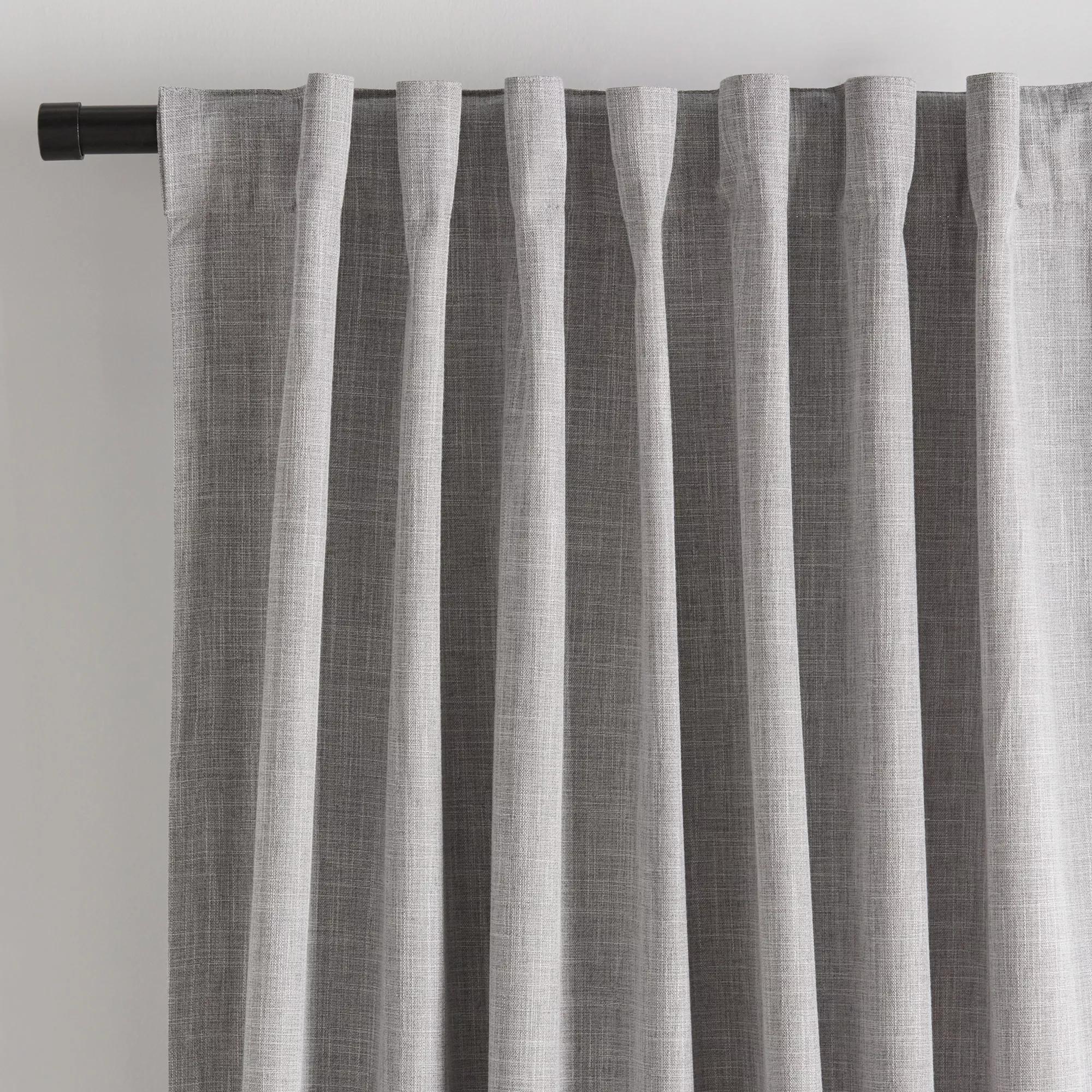 Light Grey Chita Back Tab Blackout Curtain - Image 8