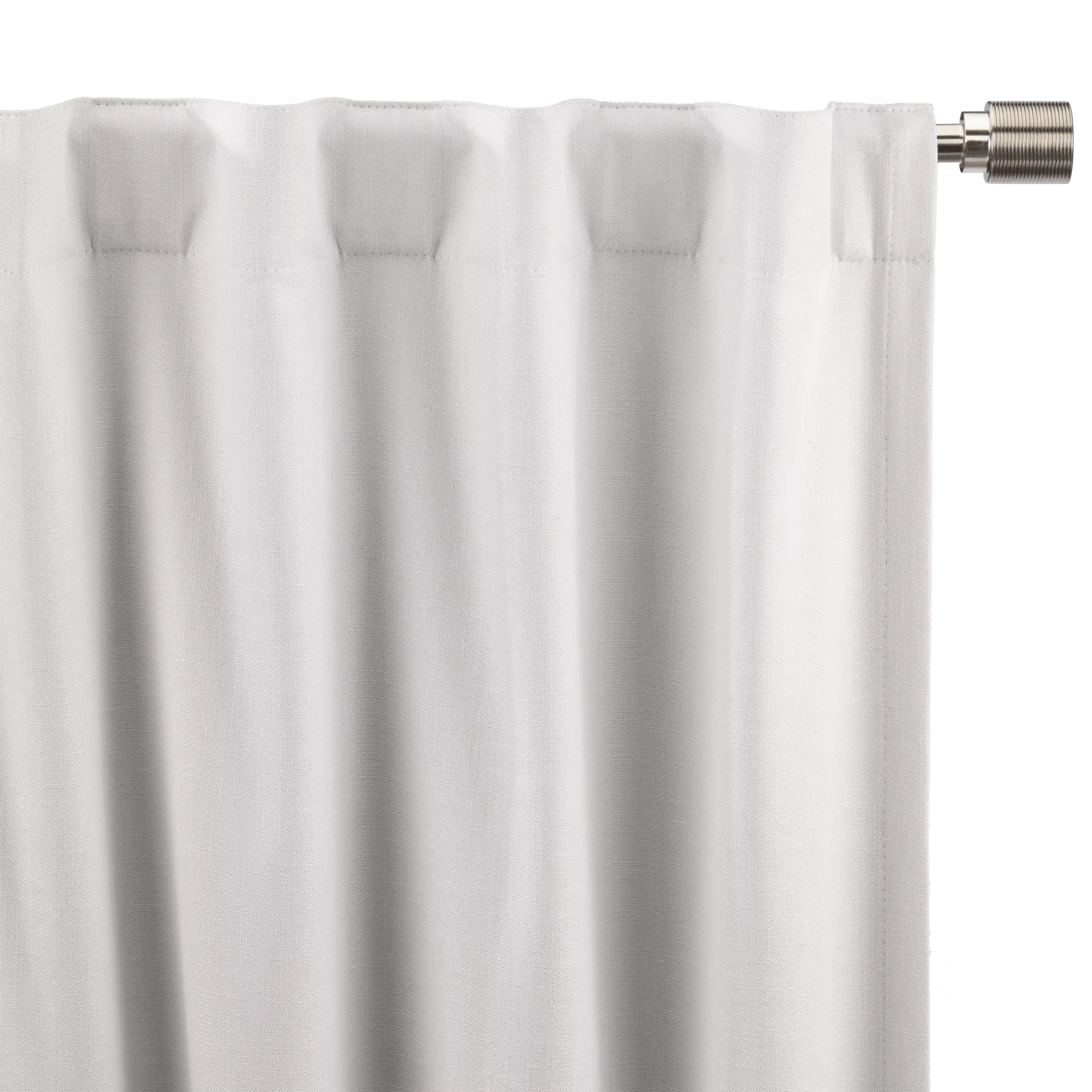 White Chita Back Tab Blackout Curtain - Image 3