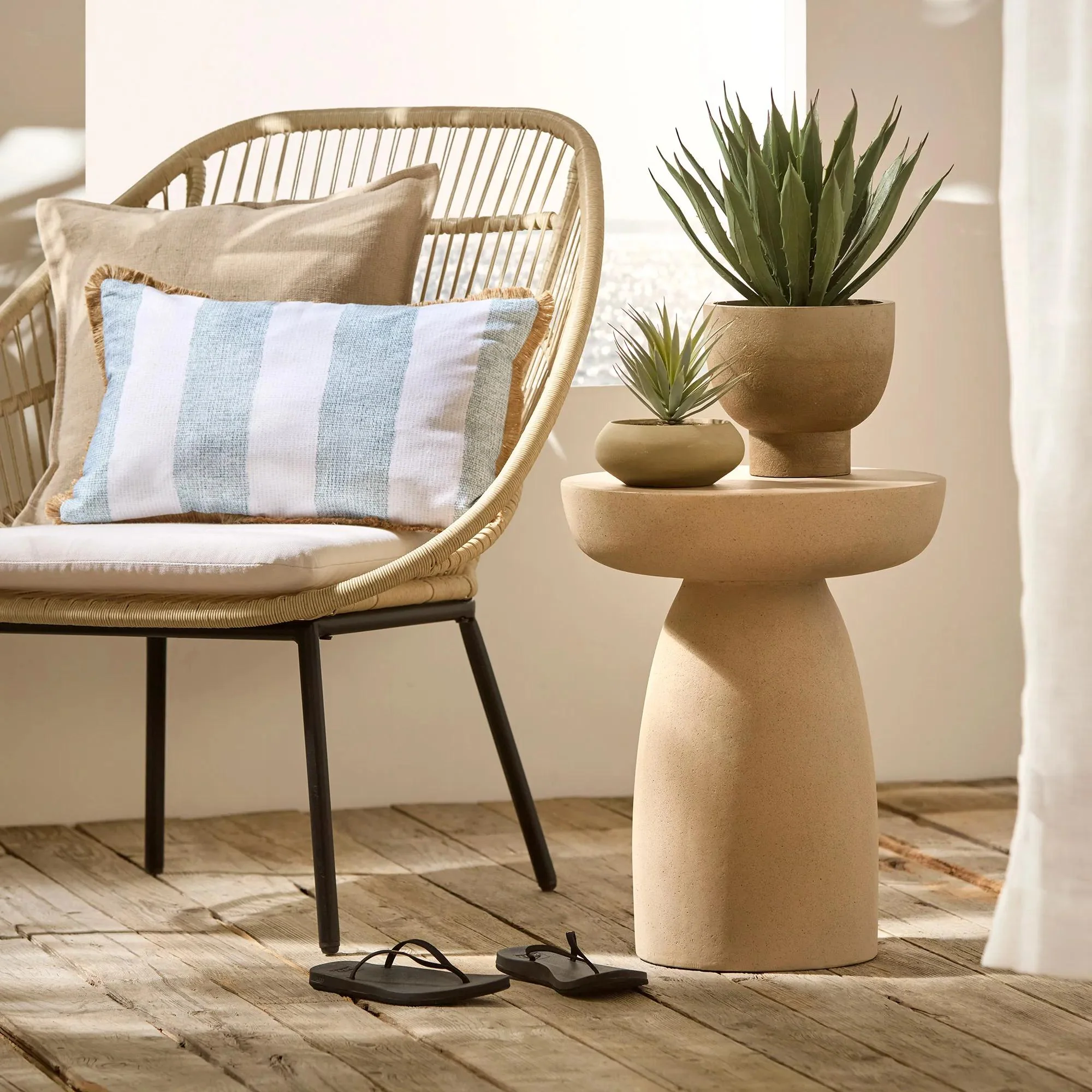 Concrete Effect Side Table - Image 5