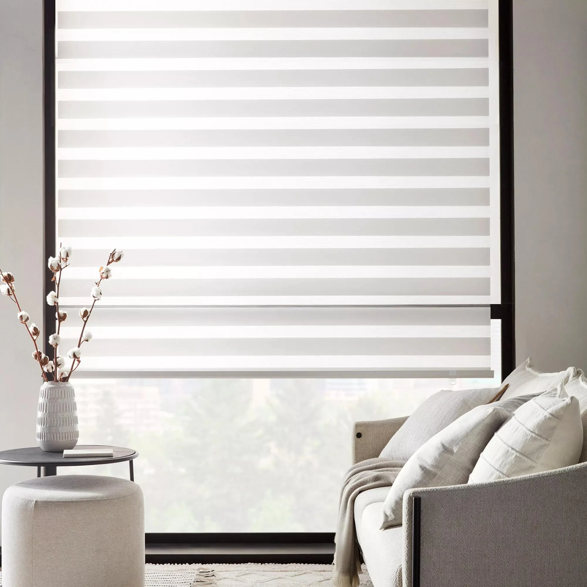 White Cordless Sheer Shade - Image 2