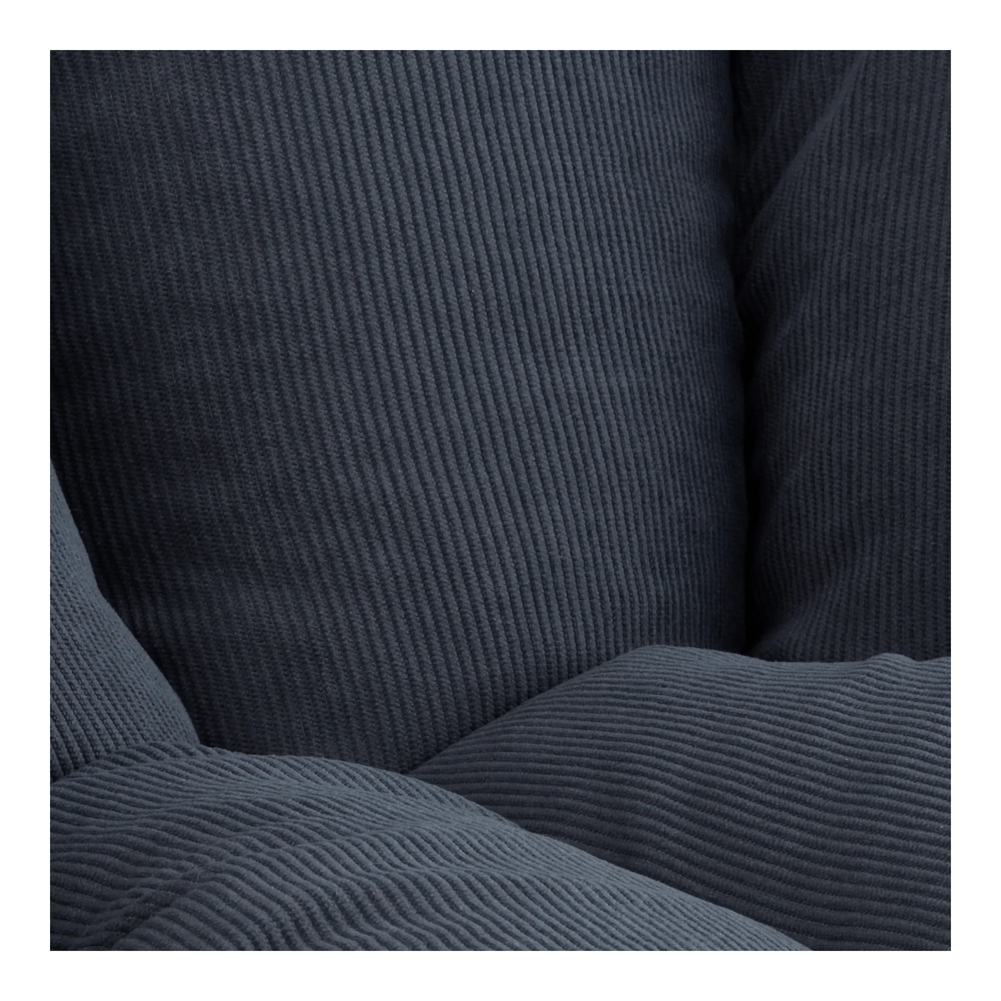 Corduroy Bean Bag in Blue - Image 4
