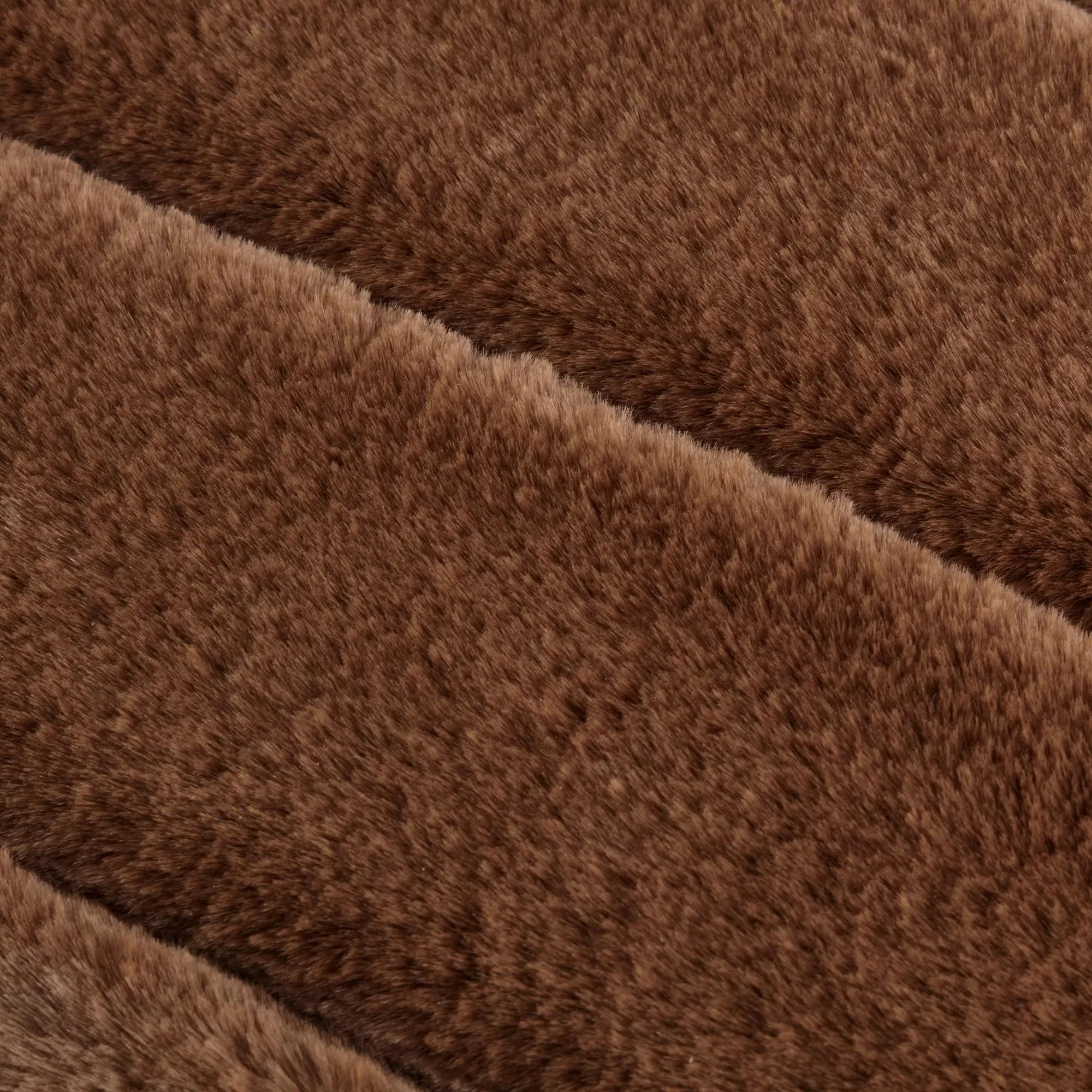 Rust Cougar Faux Fur Throw Pillow - Image 4