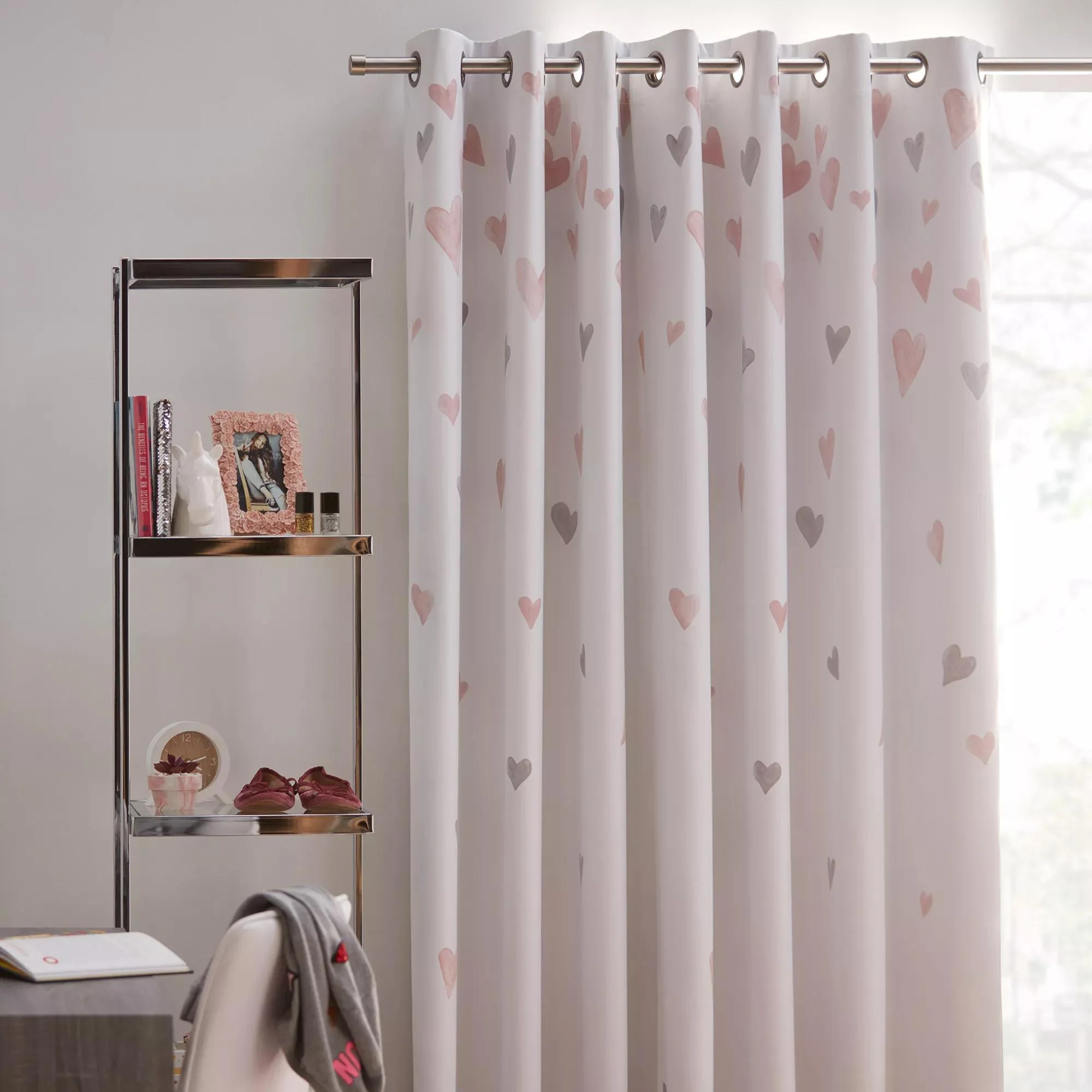 Brushed Nickel Curtain Rod Set - Diameter 16/19 mm - Image 3