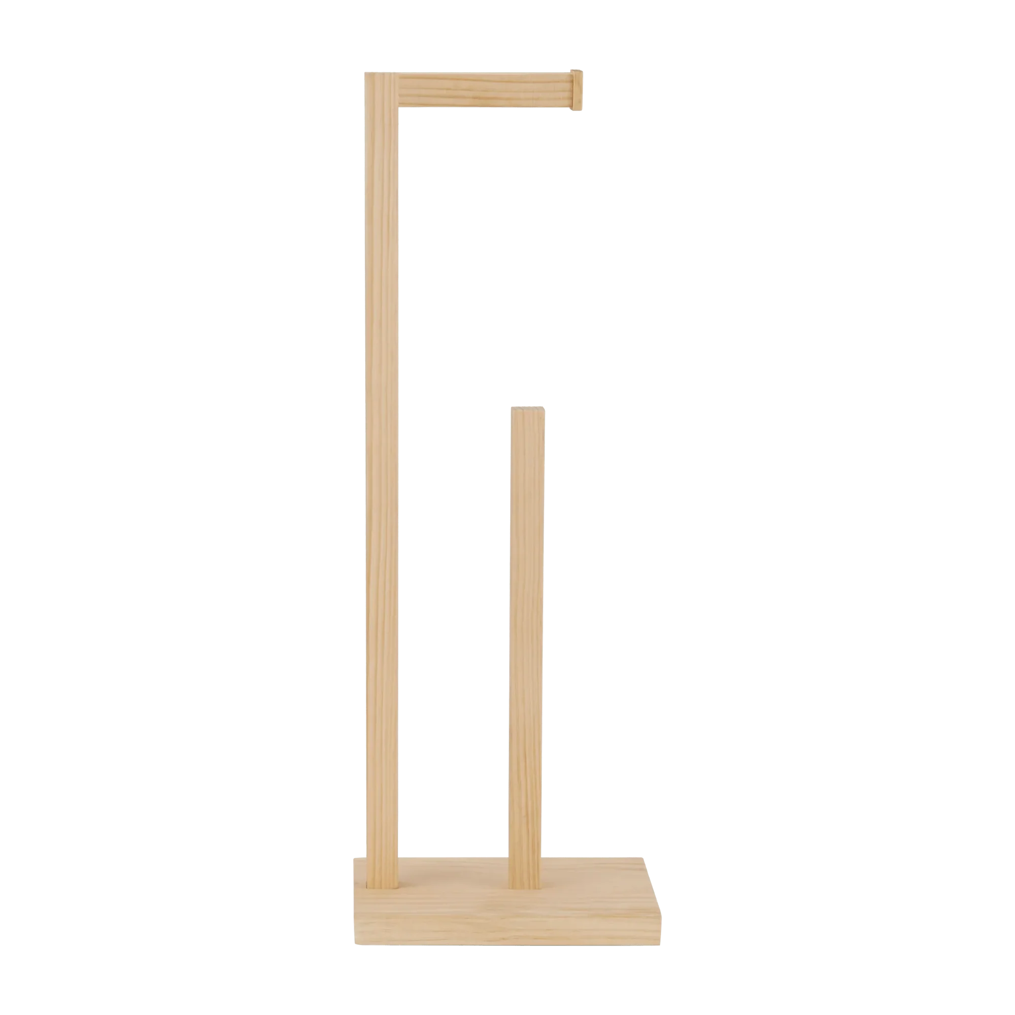 Dalton Natural Wood Toilet Paper Holder - Image 2