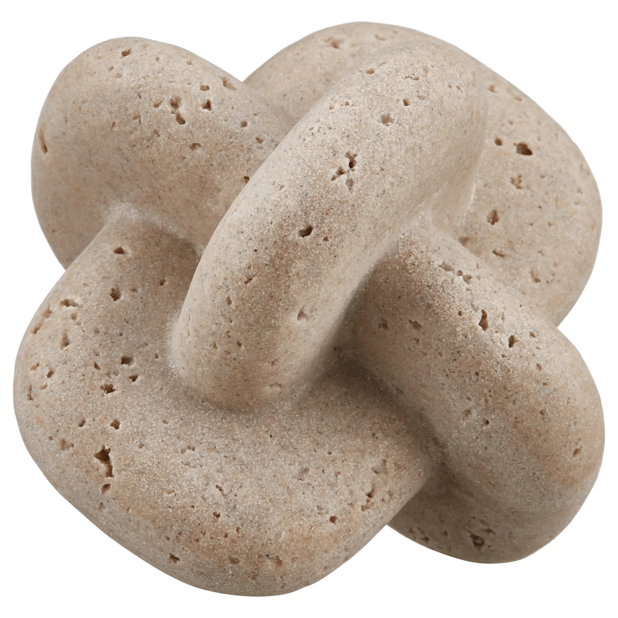 Decorative Speckled Ceramic Knot