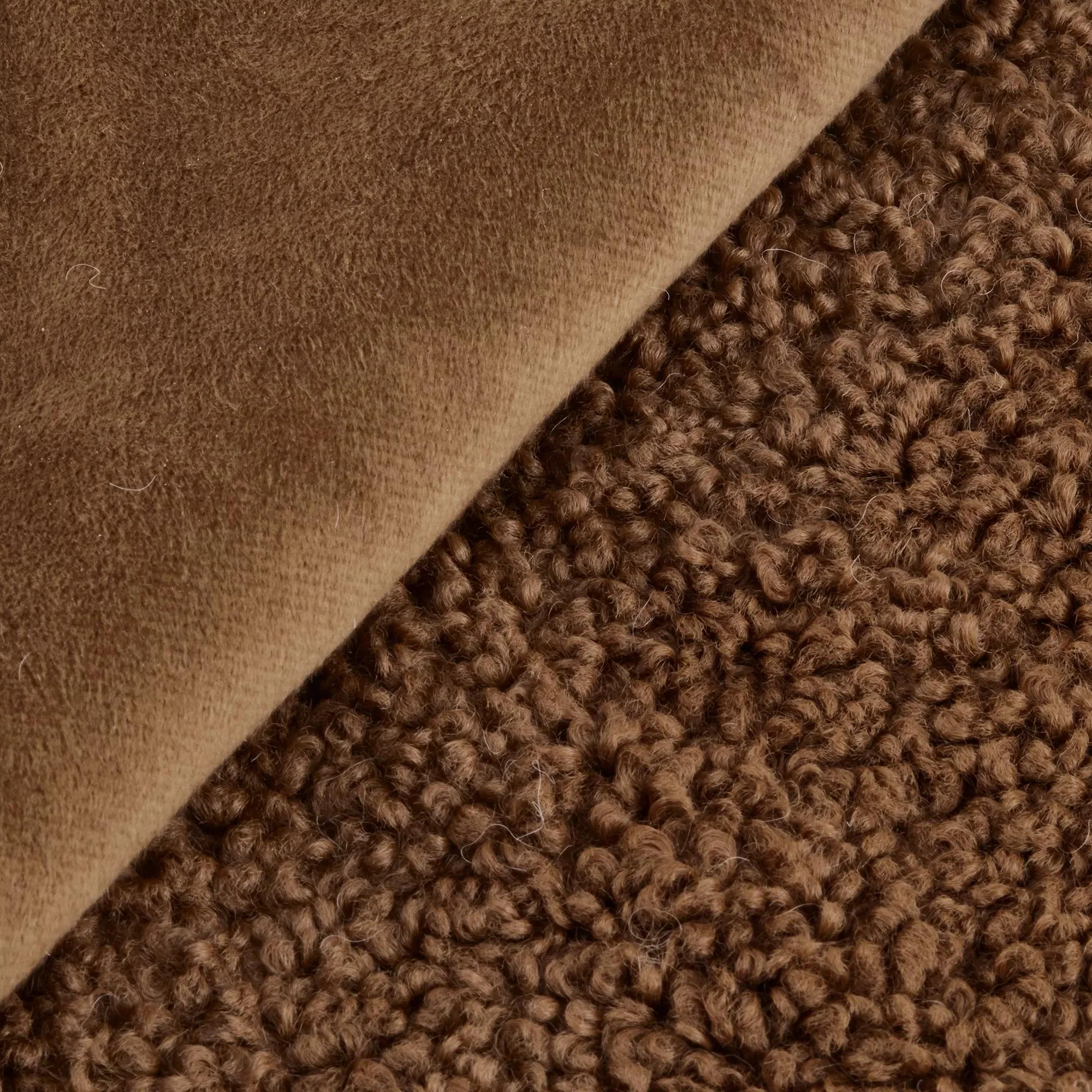Brown Doodle Boucle Throw - Image 2