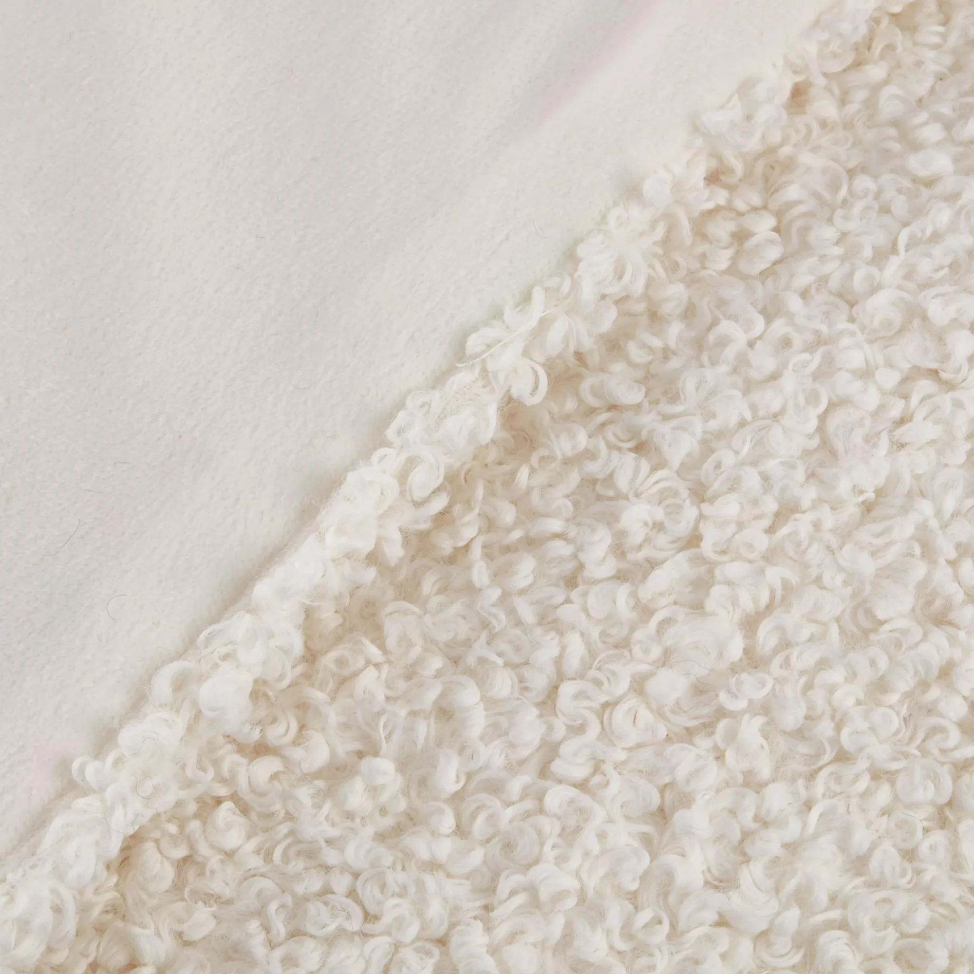 White Doodle Boucle Throw - Image 2