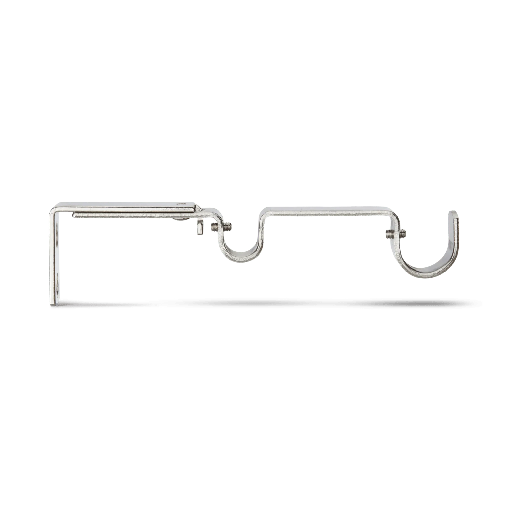 Brushed Nickel Double Brackets