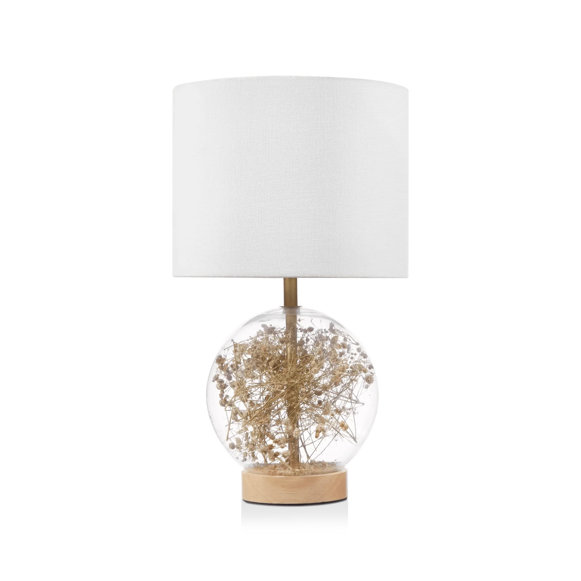 Dried Flowers Table Lamp
