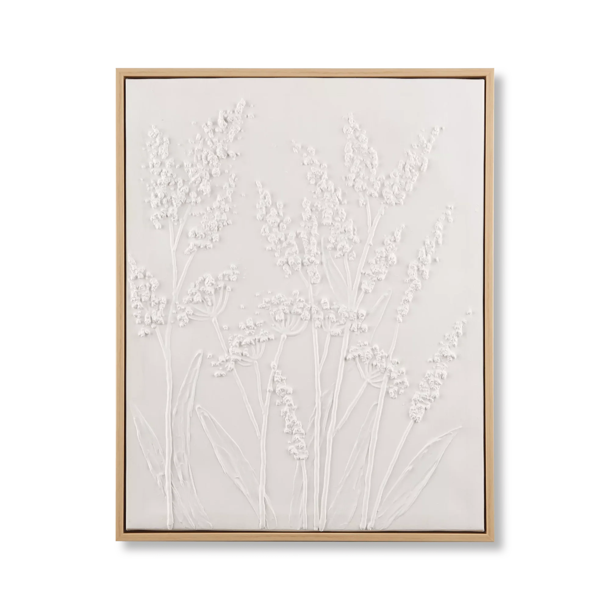 Dried Stem Oil Painted Framed Art