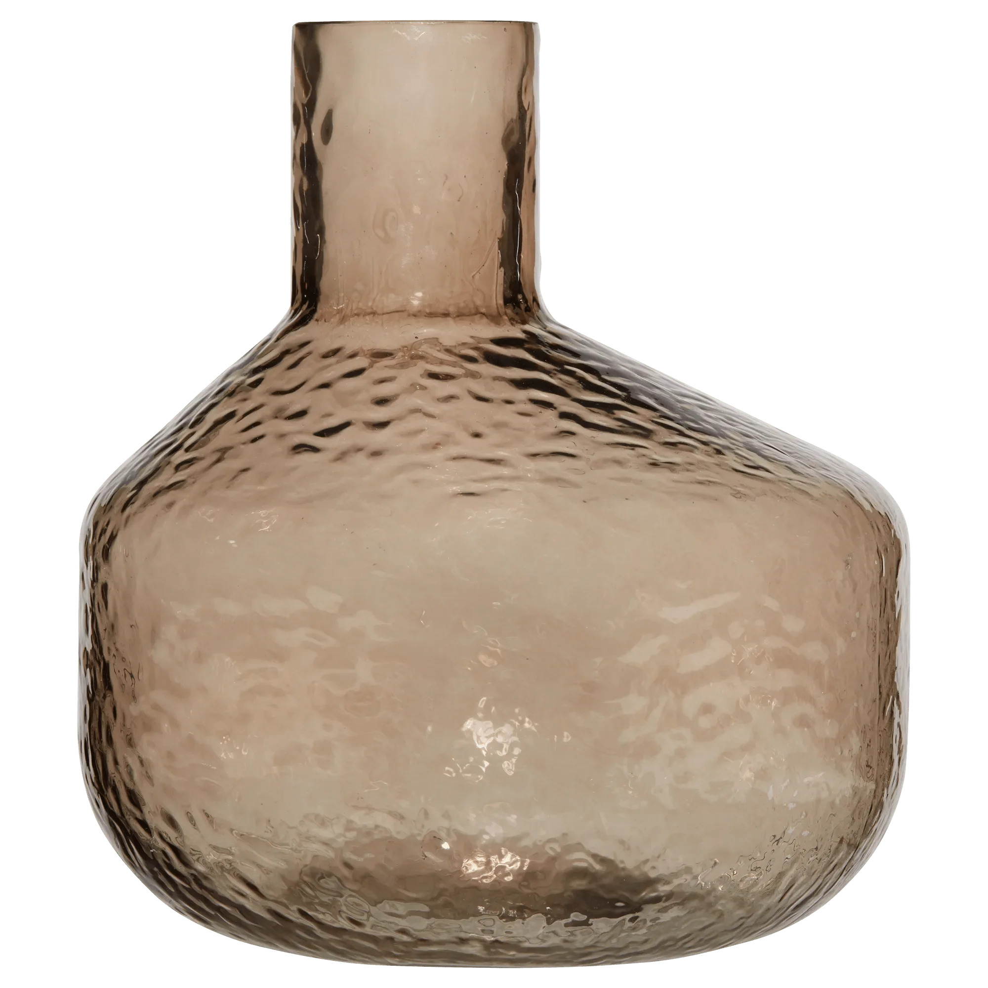 Embossed Decorative Glass Vase