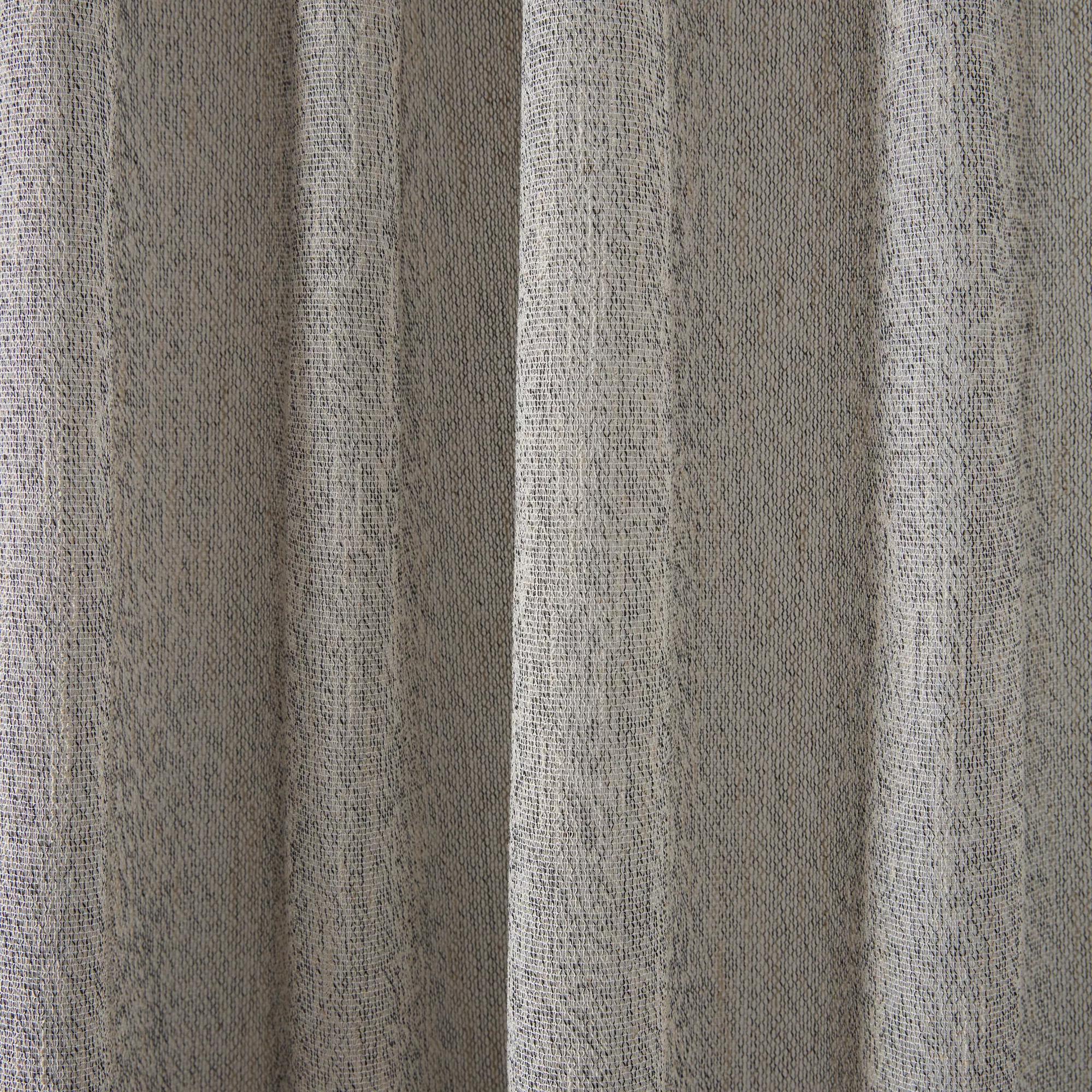 Grey Eneca Back-Tab/Rod-Pocket Curtain - Image 5