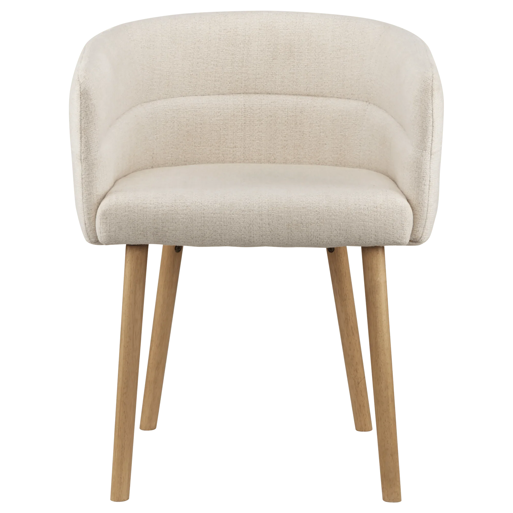 Fabric and Mango Wood Accent Chair - Image 4