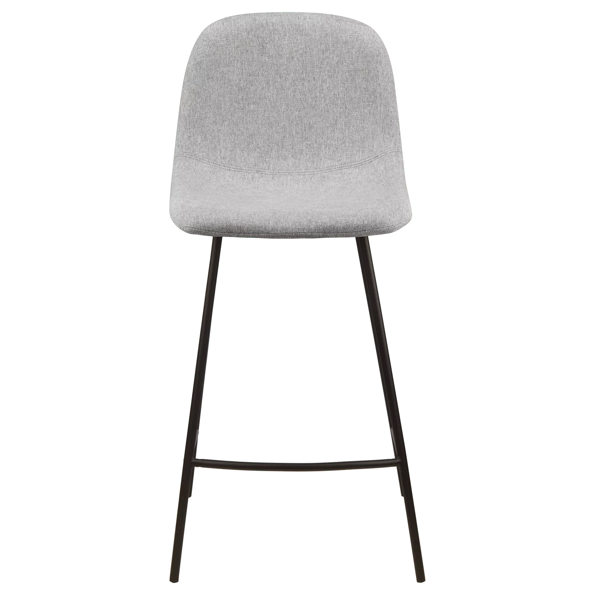 Fabric and Metal Bar Stool - Image 3