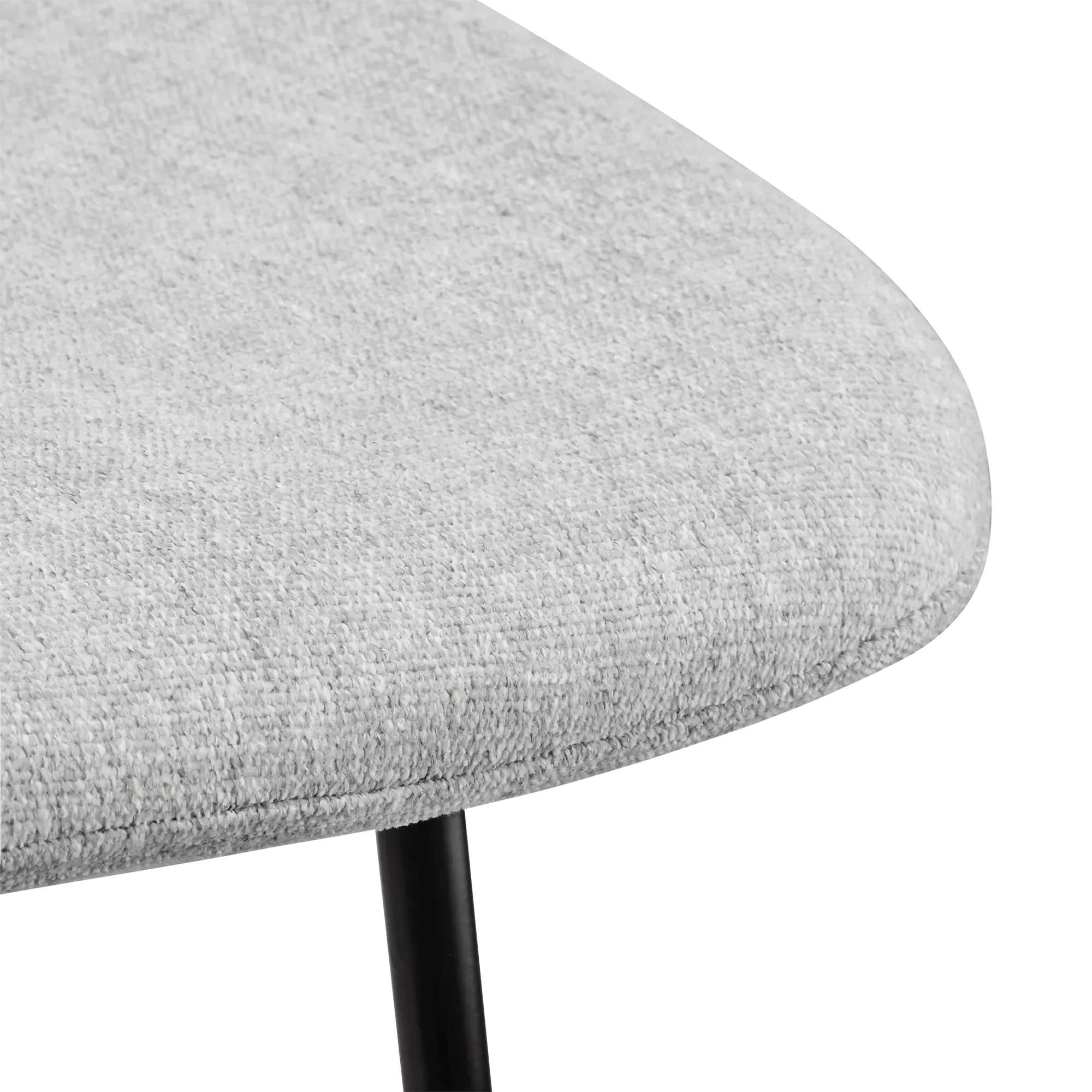 Fabric and Metal Bar Stool - Image 4