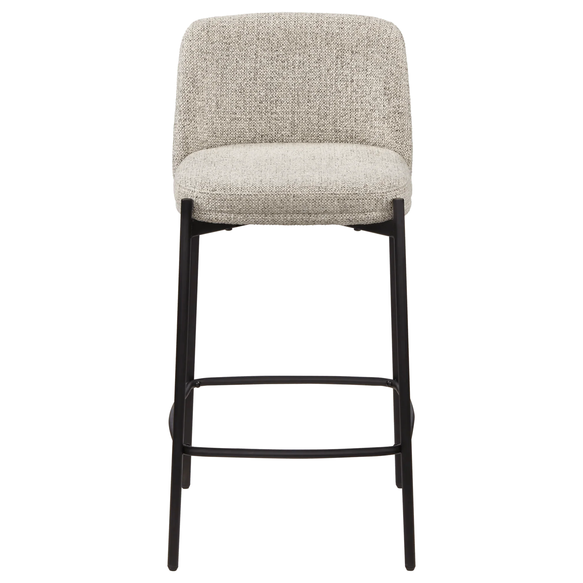 Fabric and Metal Bar Stool - Image 5