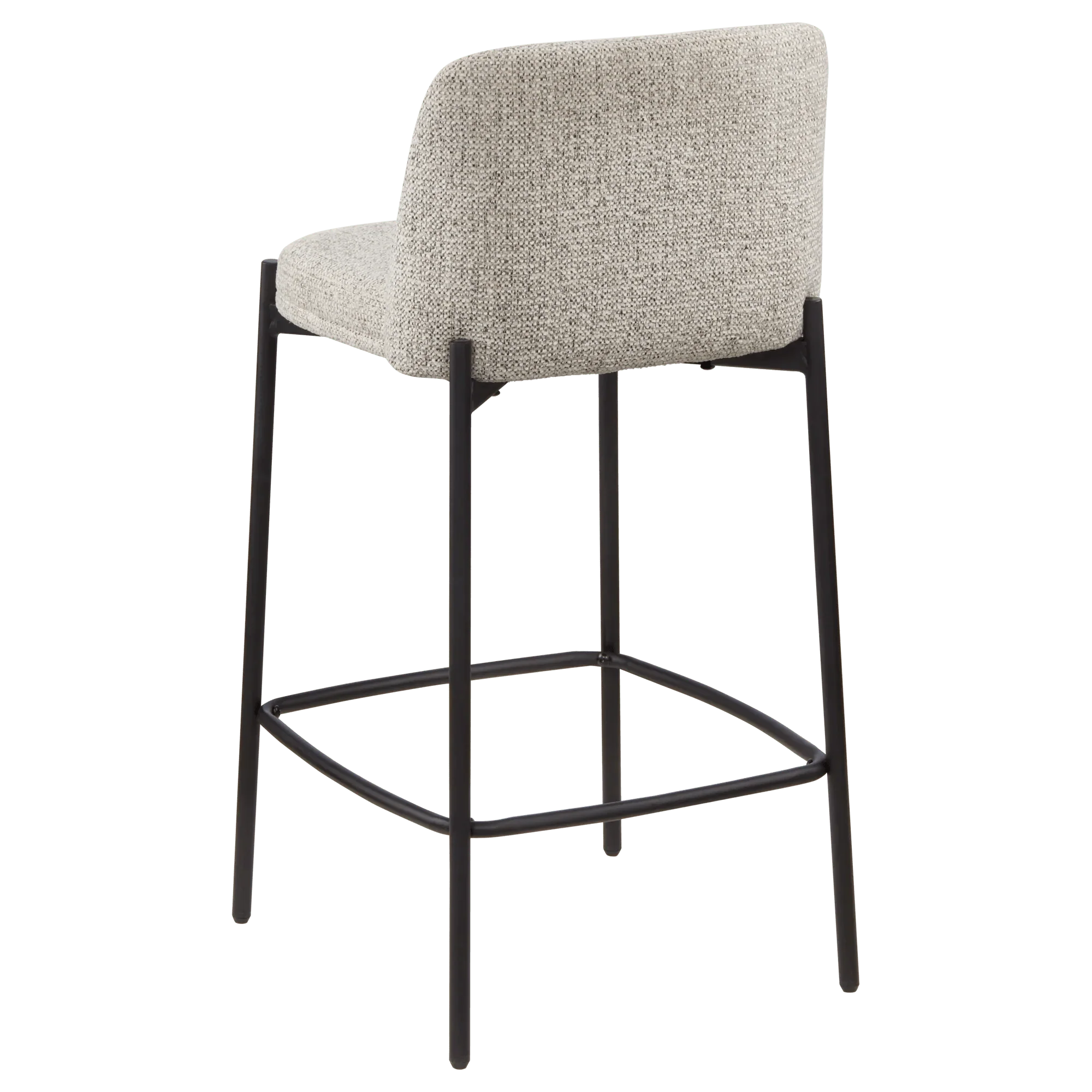 Fabric and Metal Bar Stool - Image 6