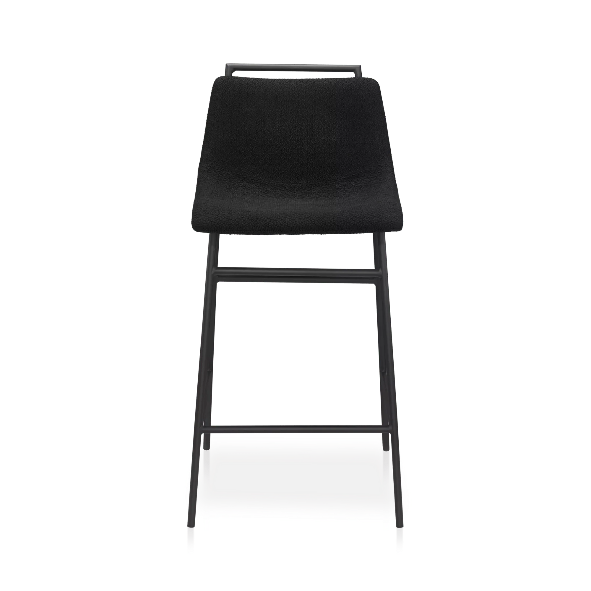 Fabric and Metal Counter Stool - Image 2