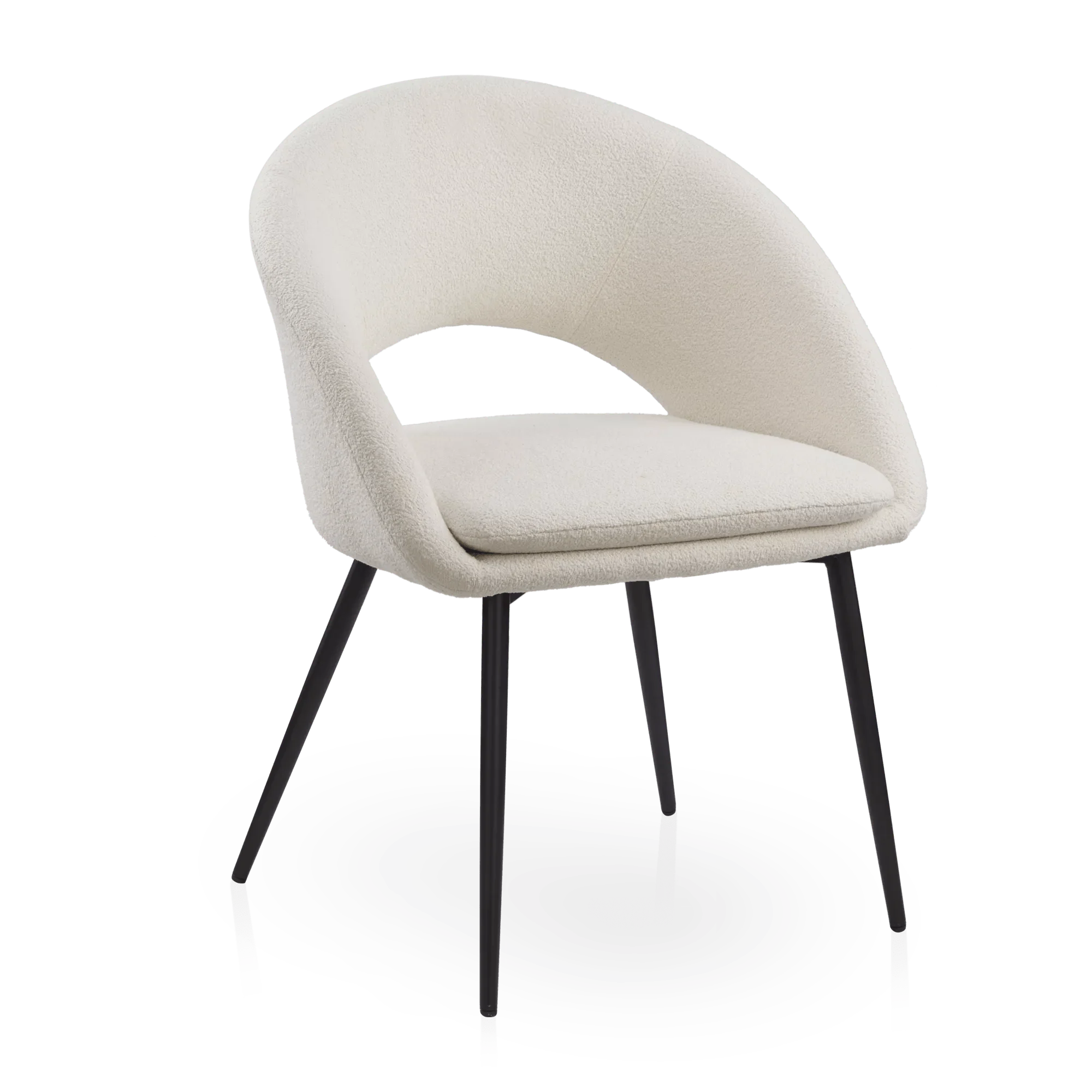 Fabric and Metal Dining Chair