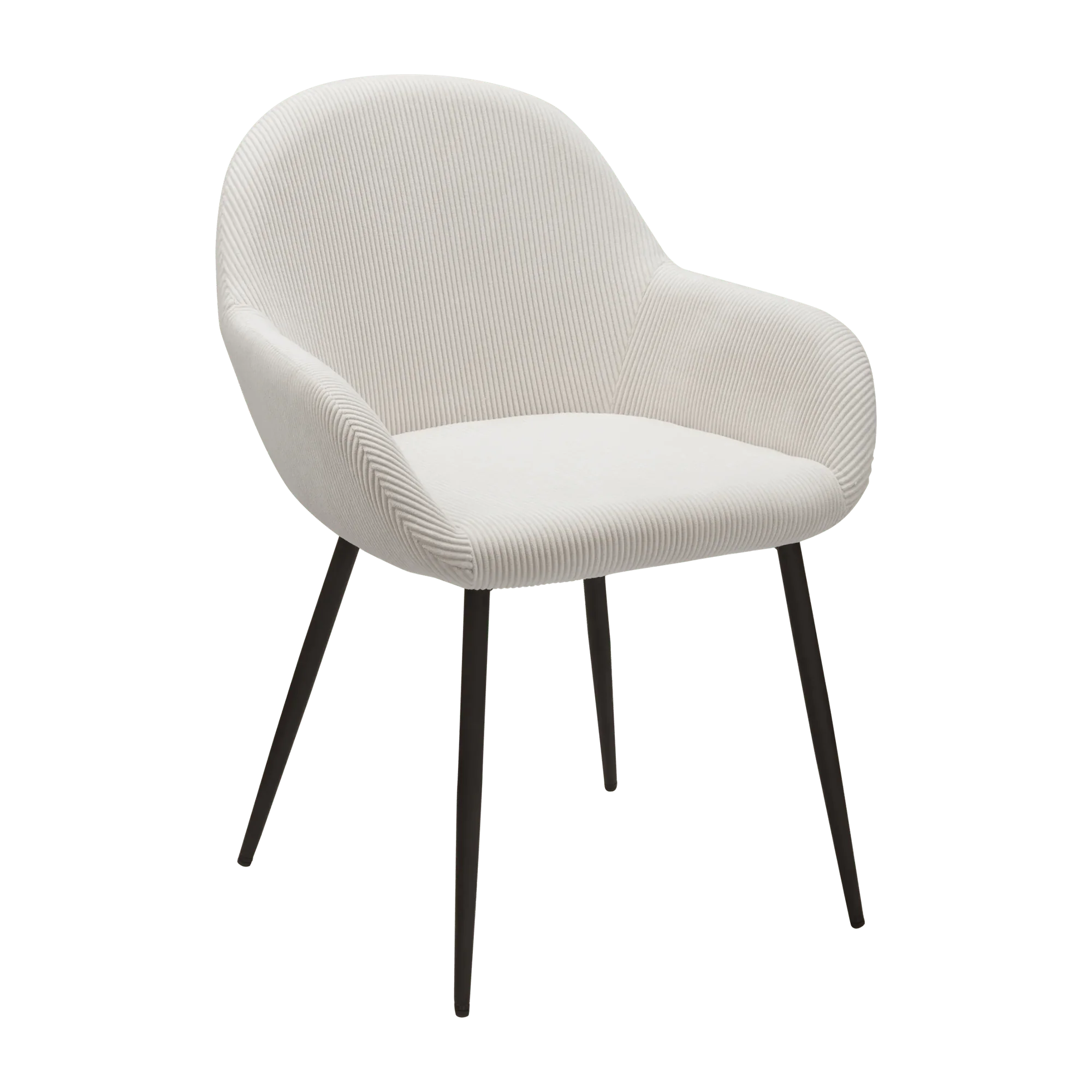 Fabric and Metal Dining Chair