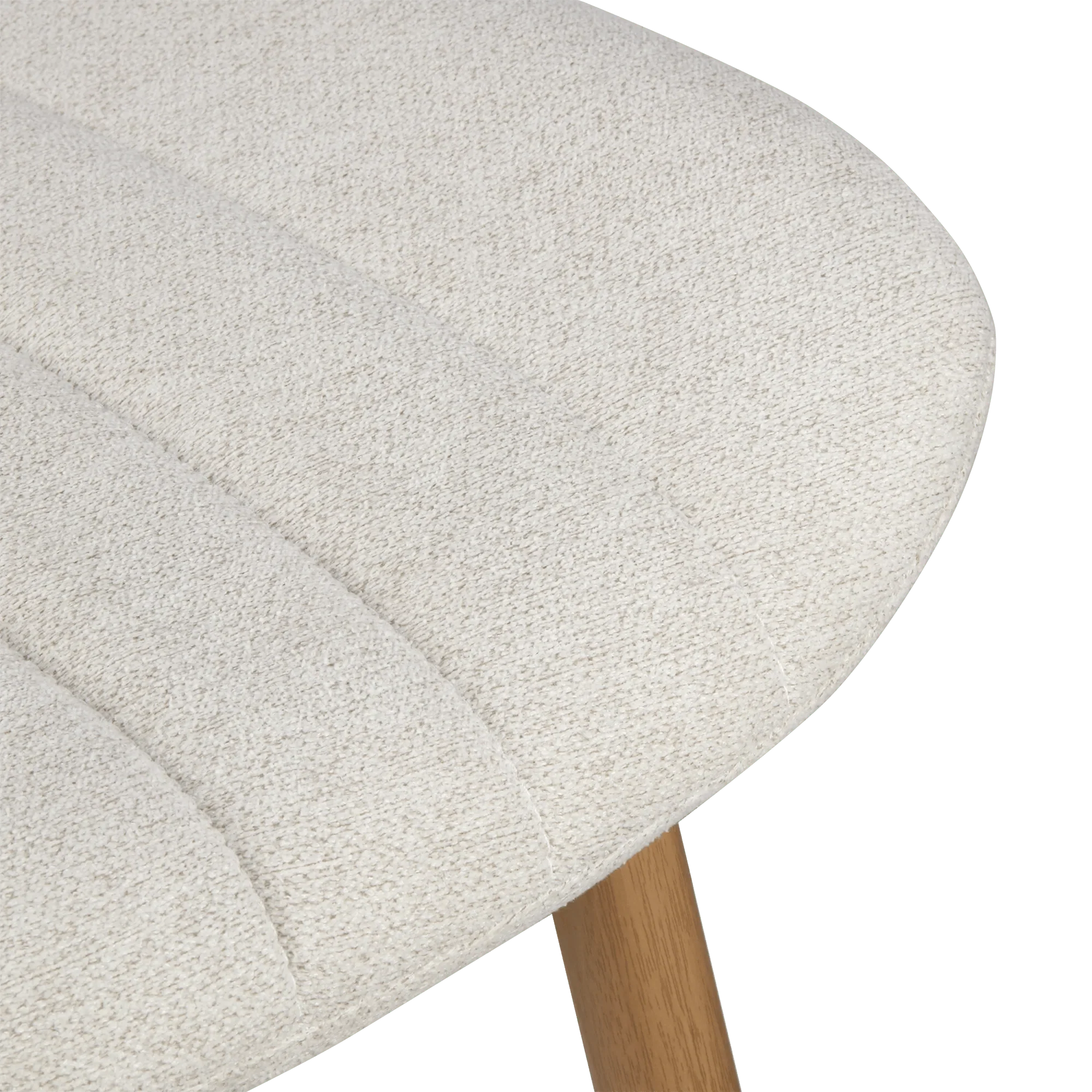 Fabric and Metal Dining Chair - Image 3