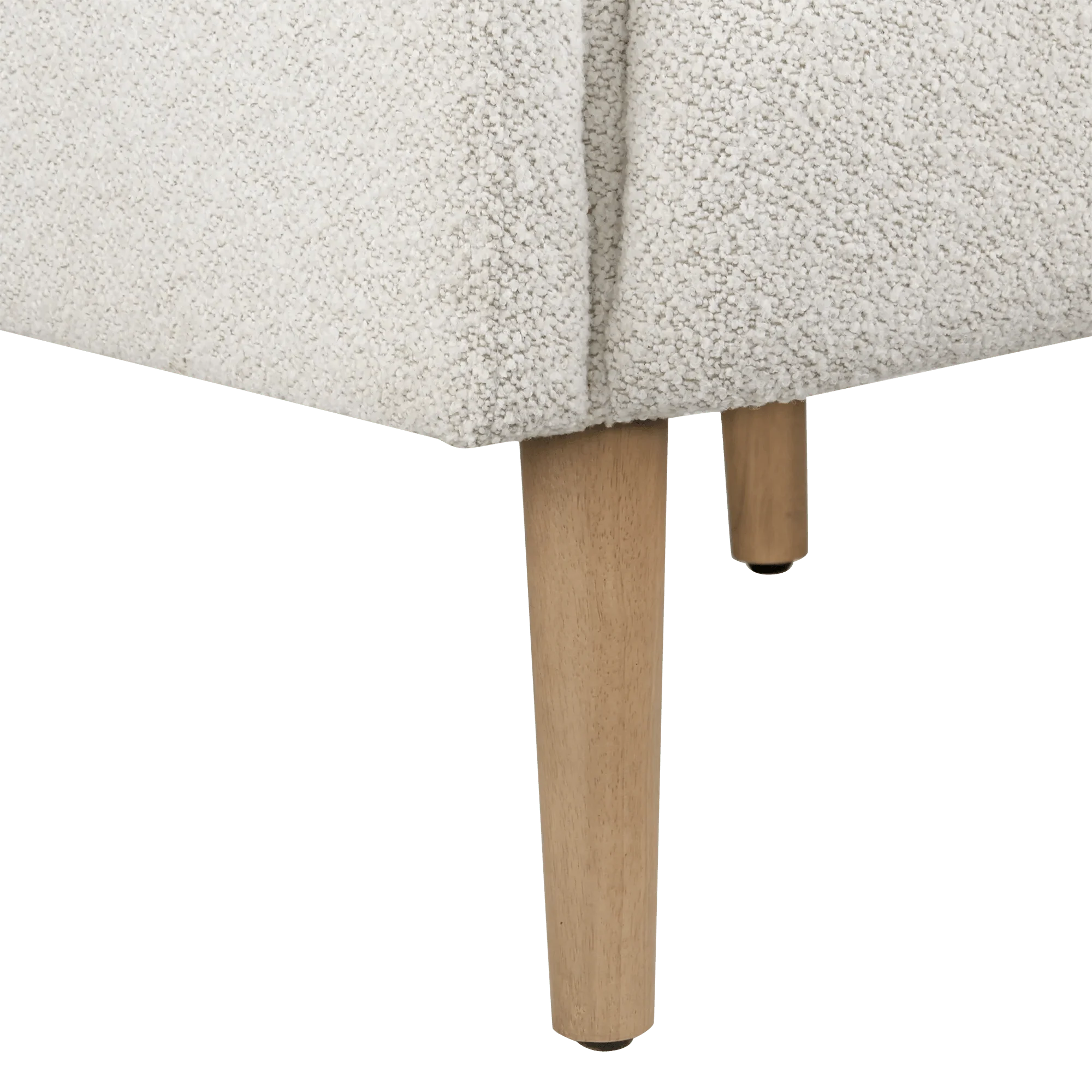 Fabric and wood accent chair - Image 5