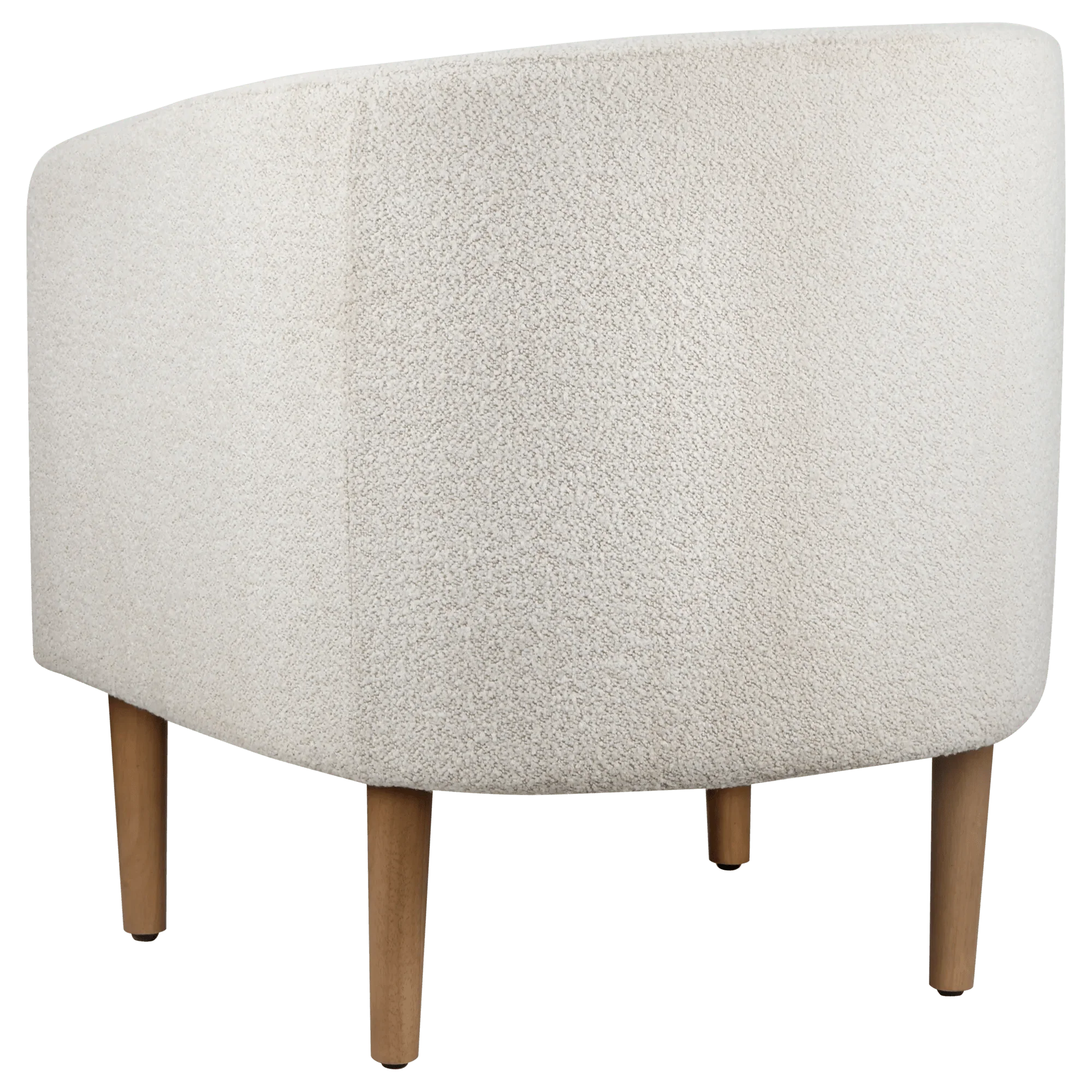 Fabric and wood accent chair - Image 7