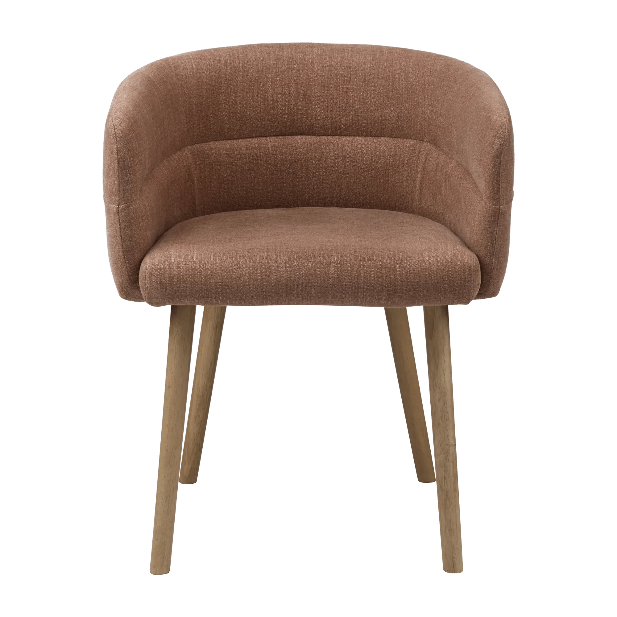 Fabric and Wood Accent Chair - Image 3