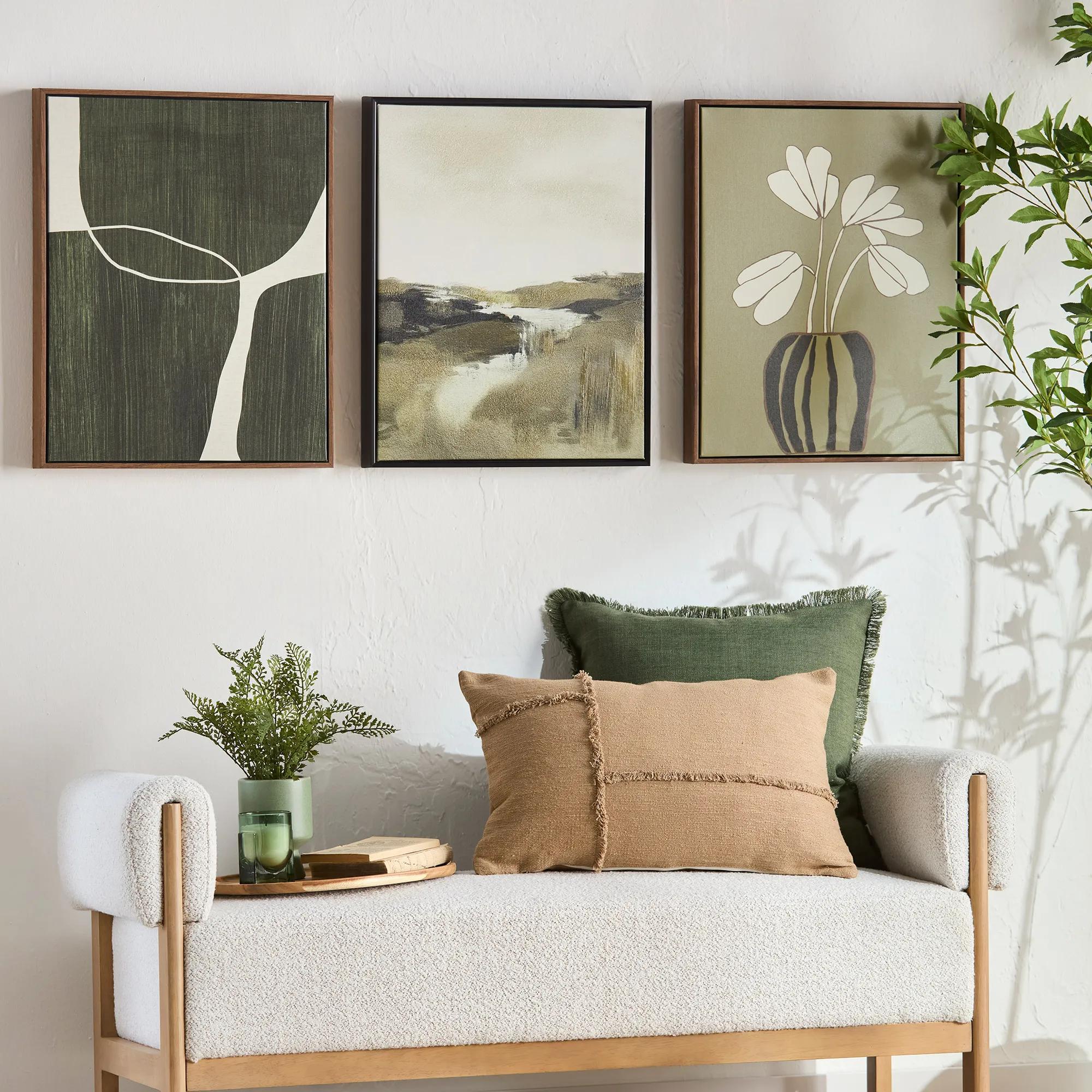 Green Abstract Framed Art - Image 5