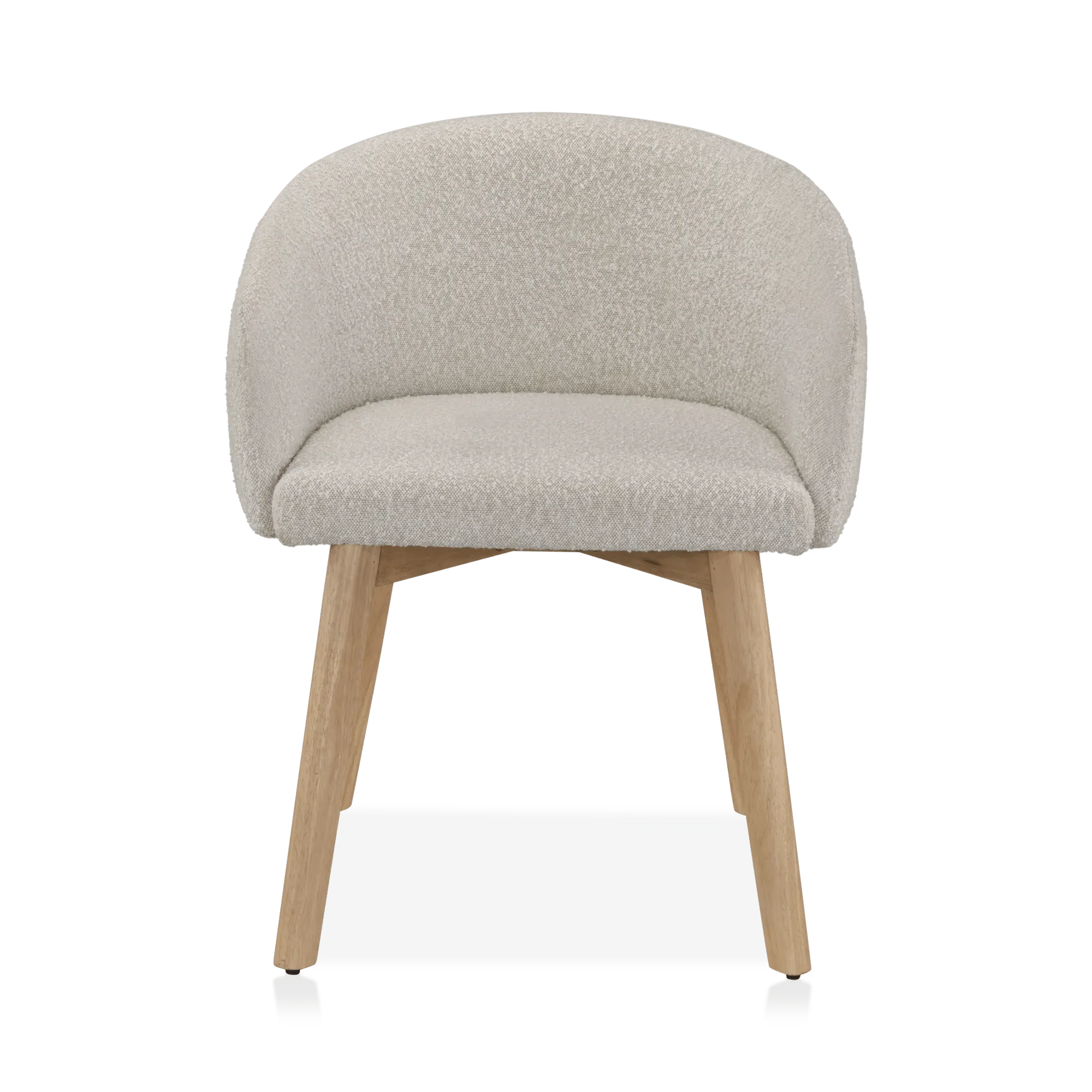 Fabric and Wood Dining Chair - Image 3