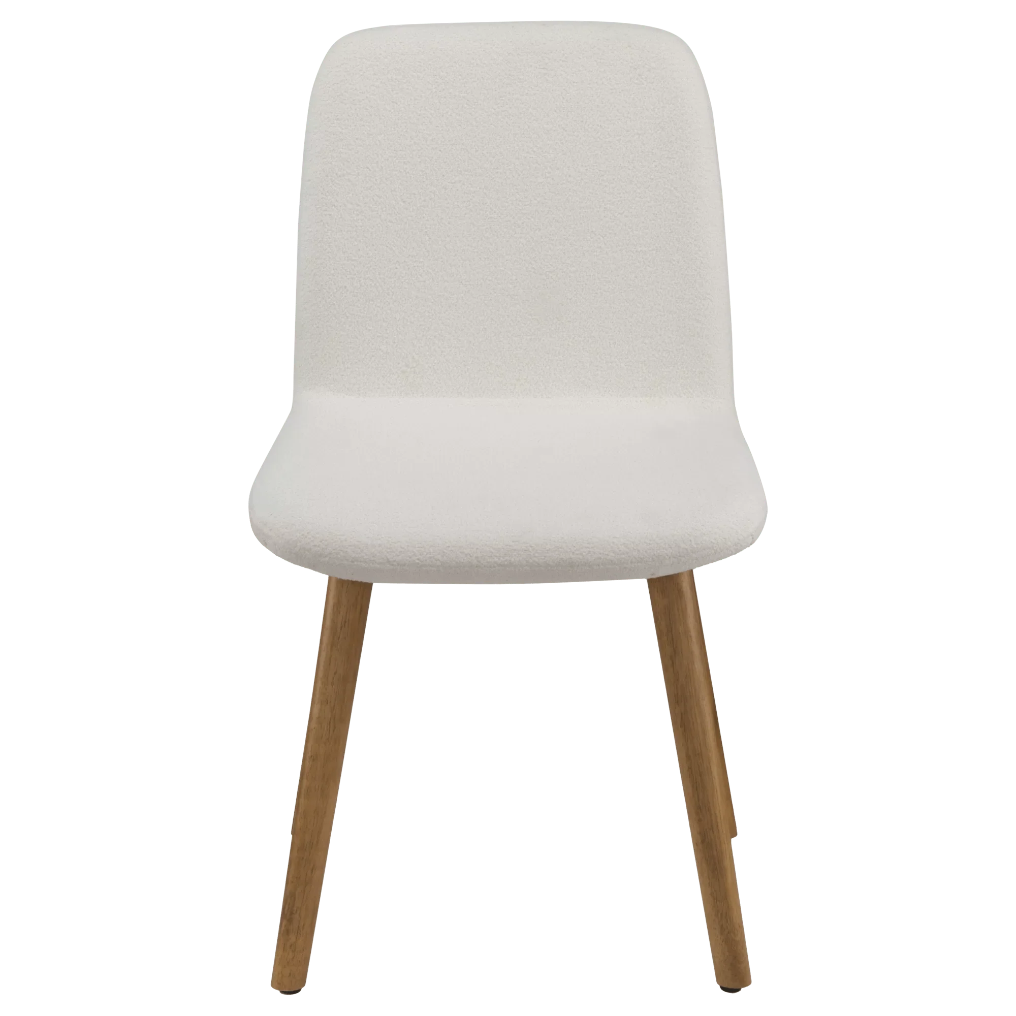Fabric and Wood Dining Chair - Image 2